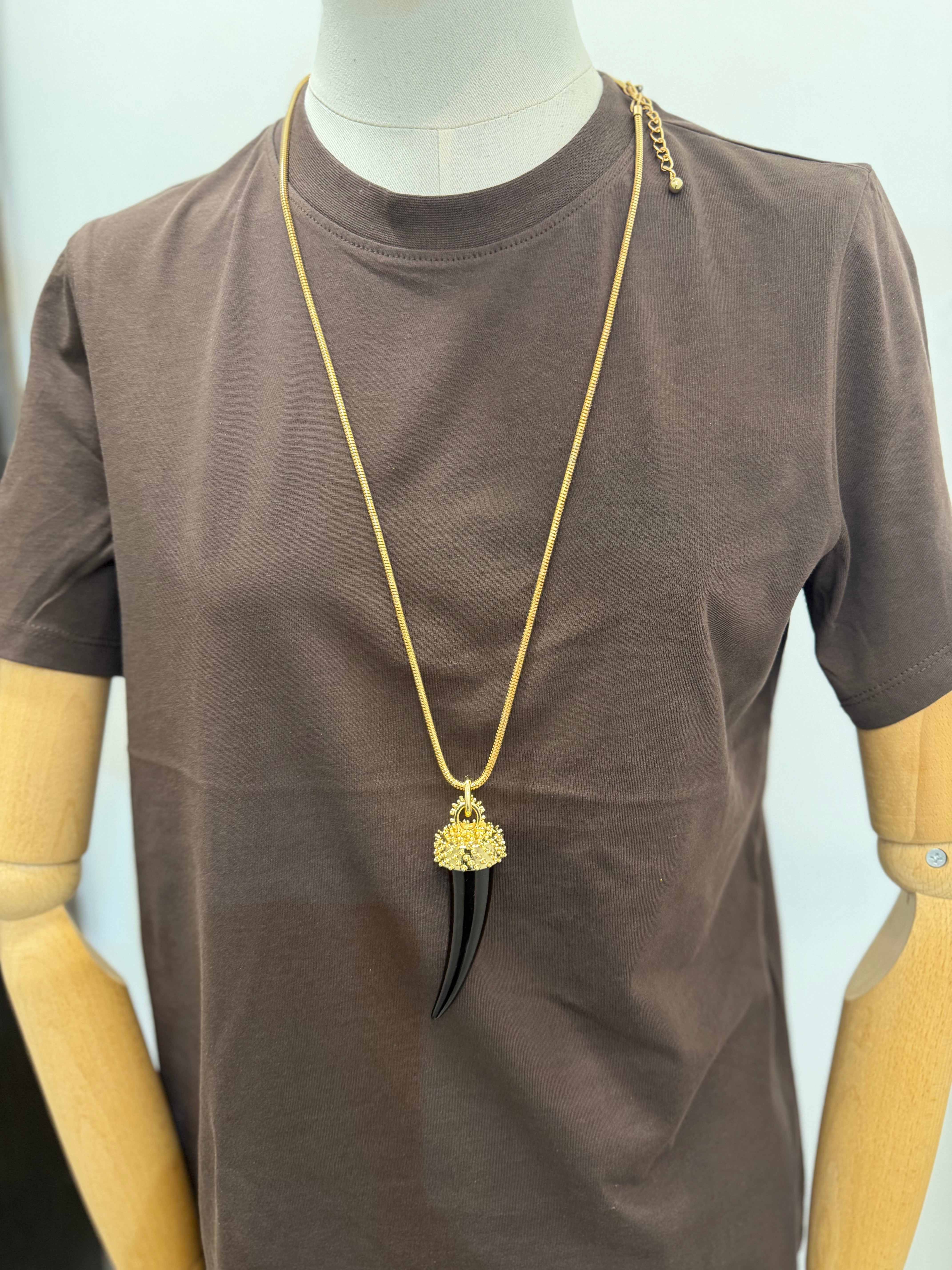 Collana con corno Emisphere