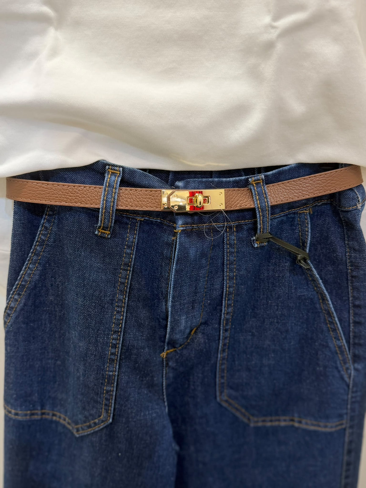 Cintura mod Hermès in pelle