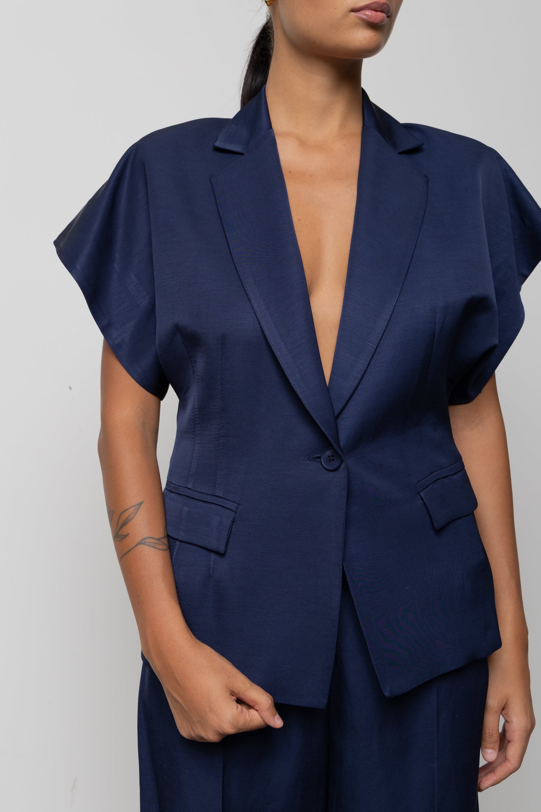 Giacca kimono scollo a V Icona