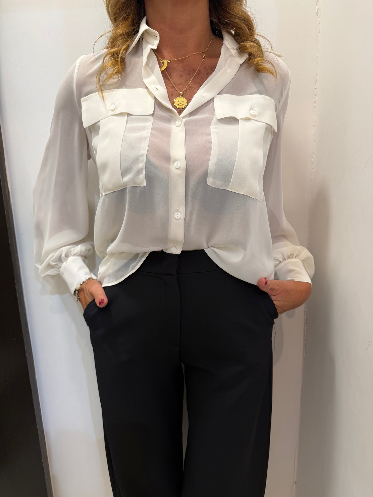 Camicia con tasconi Hanita