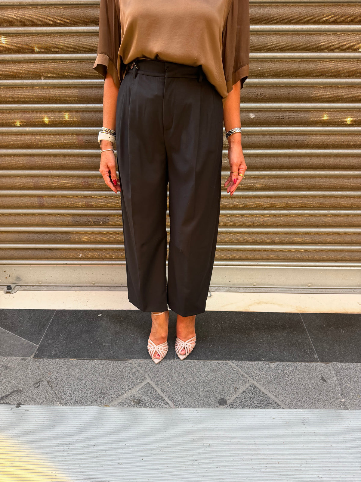 Pantalone con pinces Manila Grace