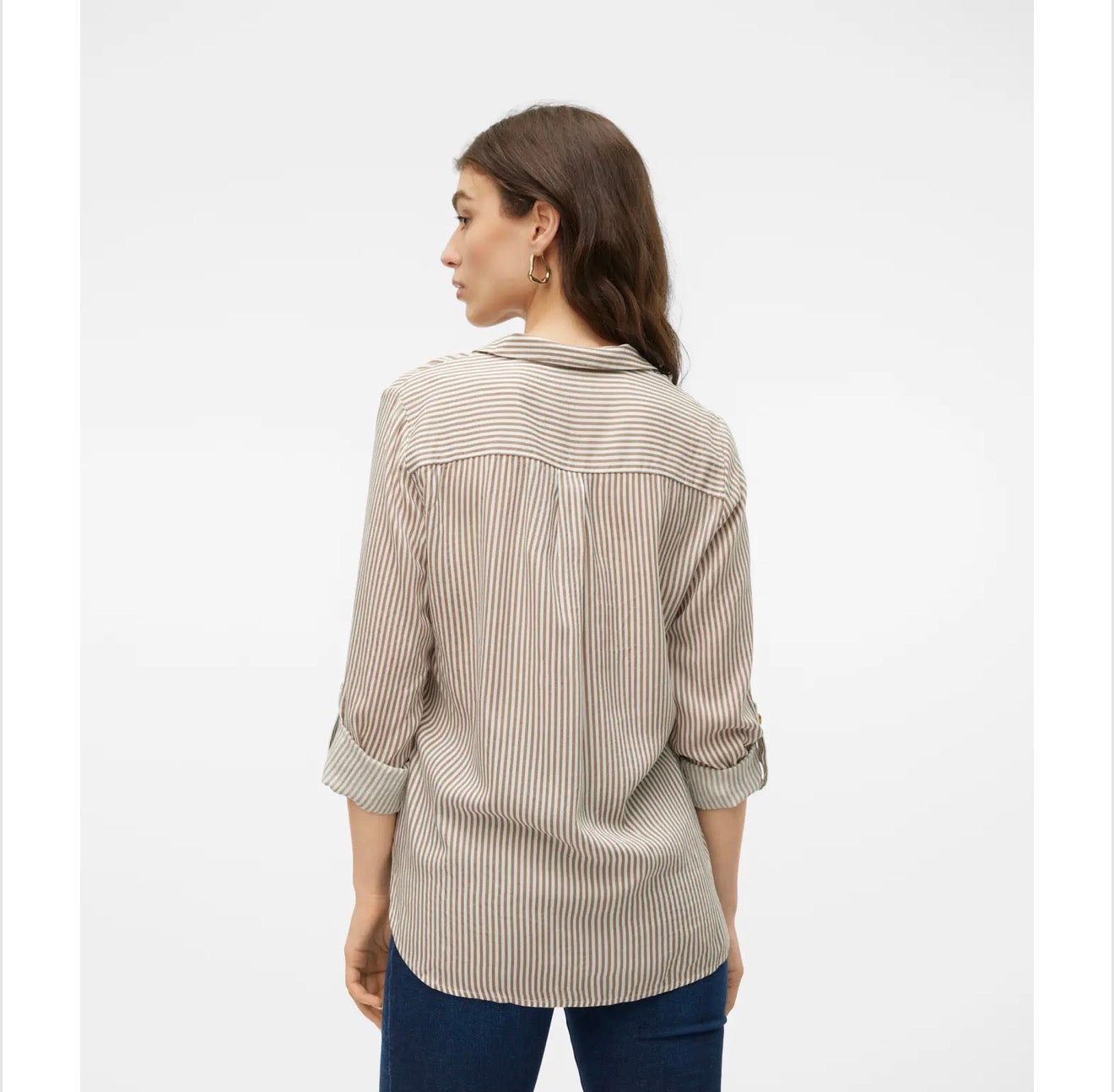 Camicia bumpy con polsini regolabili Vero Moda