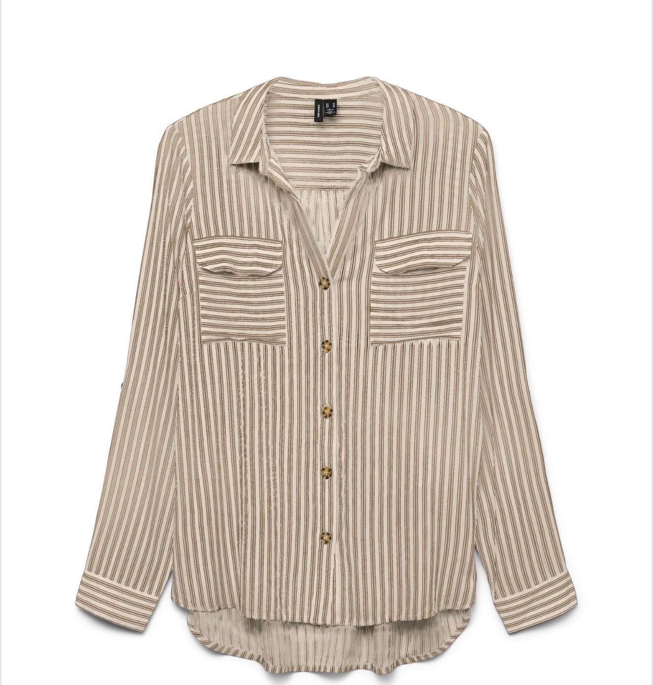 Camicia bumpy con polsini regolabili Vero Moda