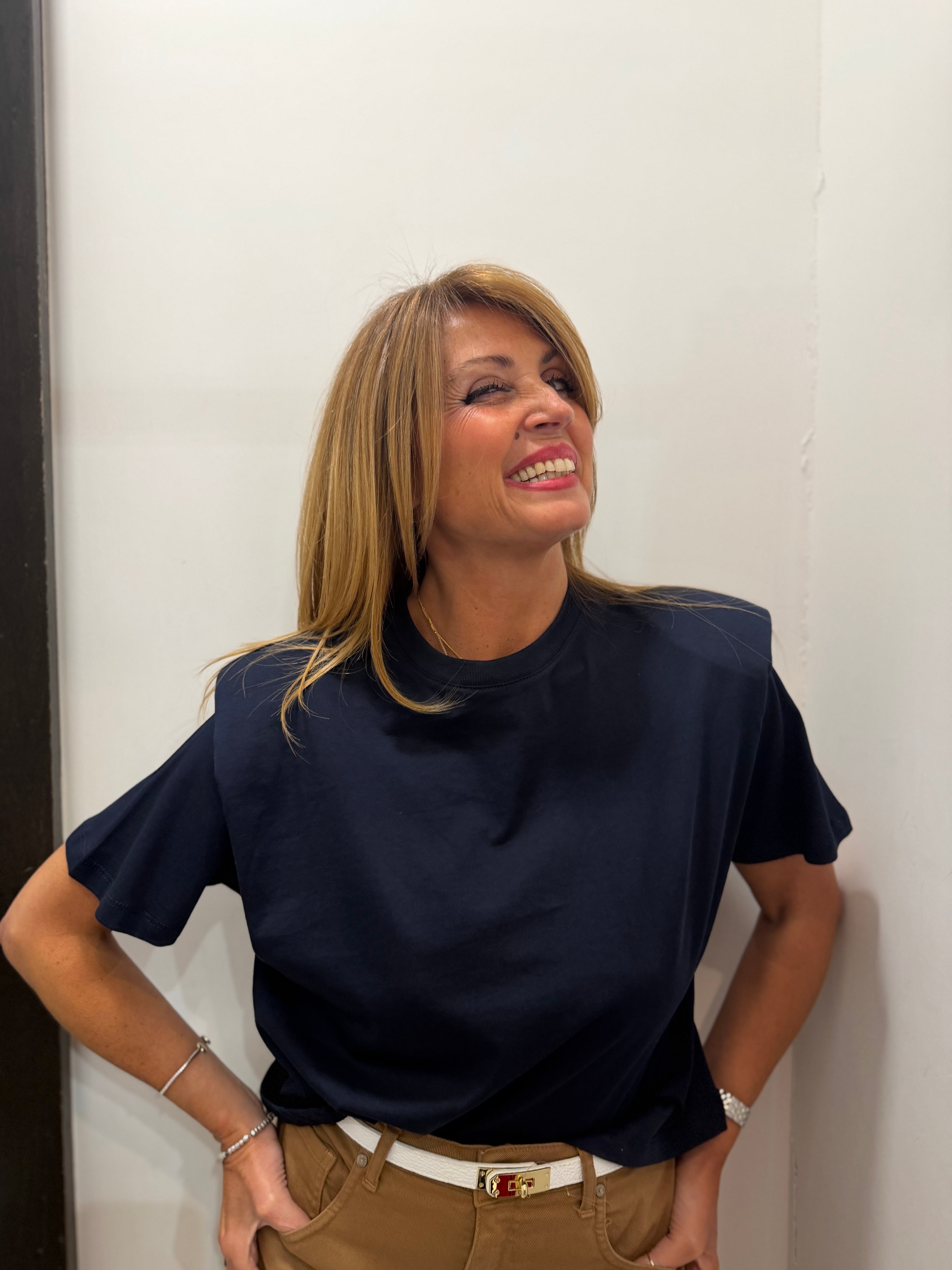 T-Shirt corta con maniche a giro e fascia Dixie