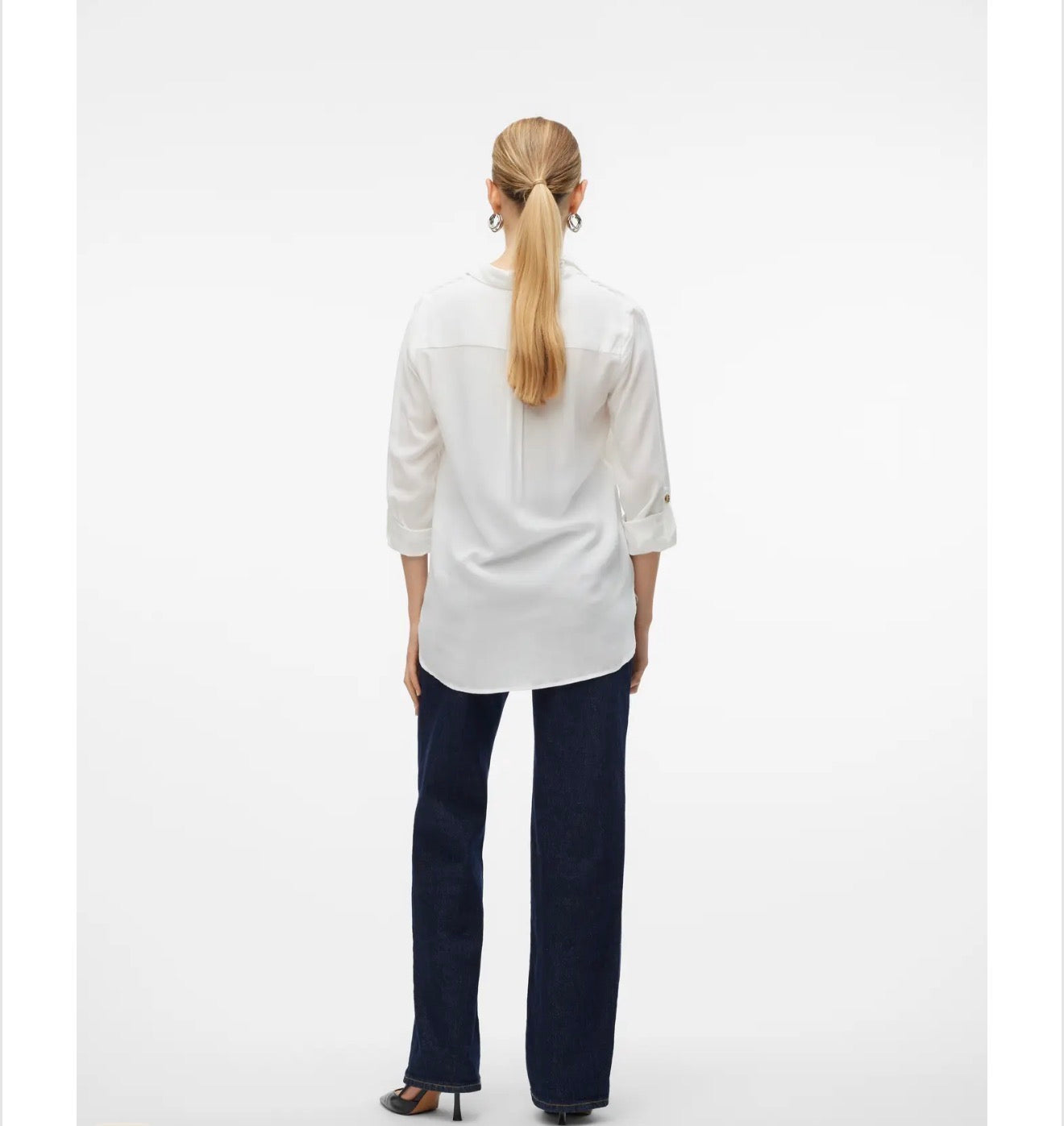 Camicia bumpy con polsini regolabili Vero Moda