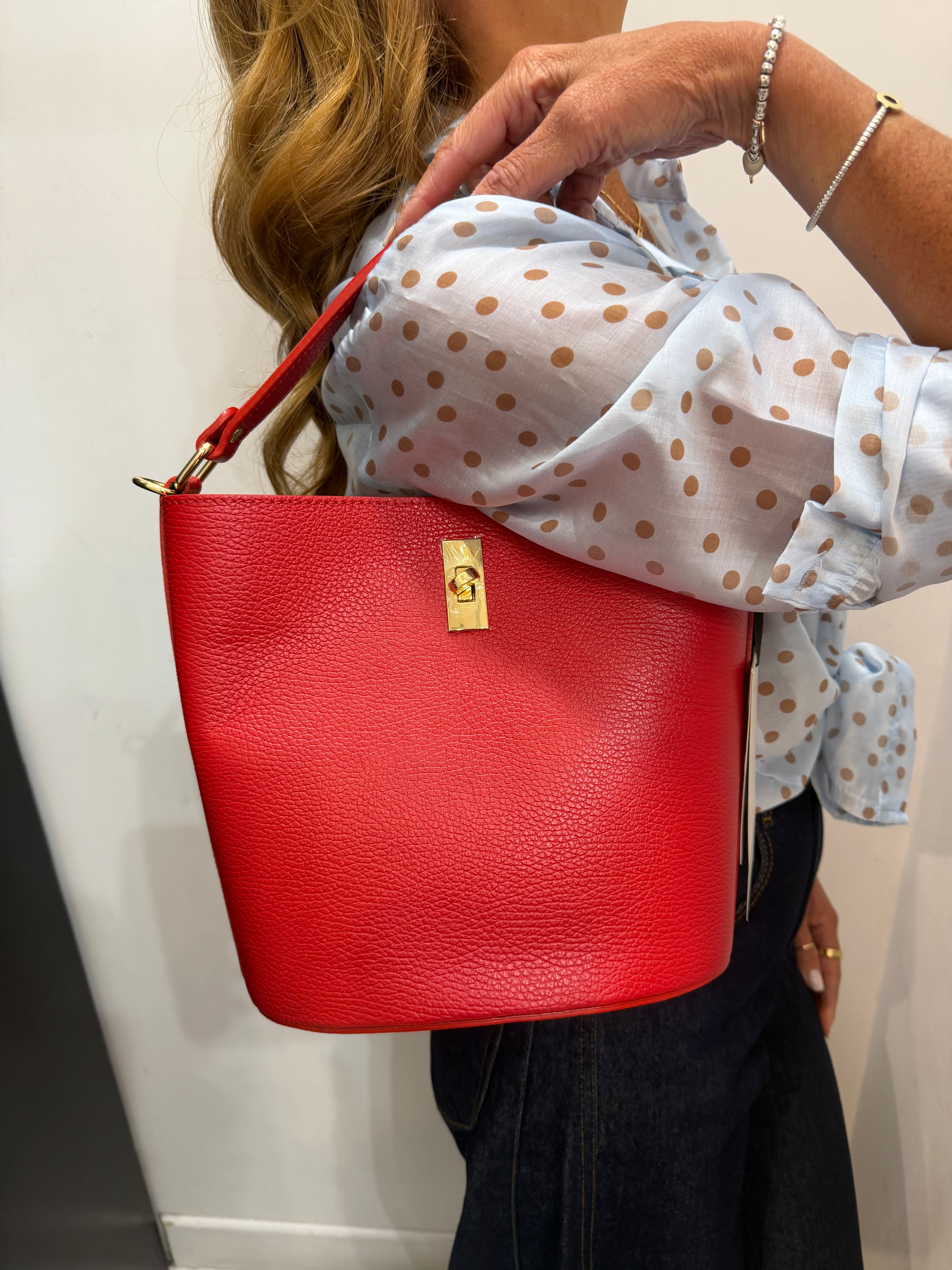 Borsa secchiello con tracolla Emisphere