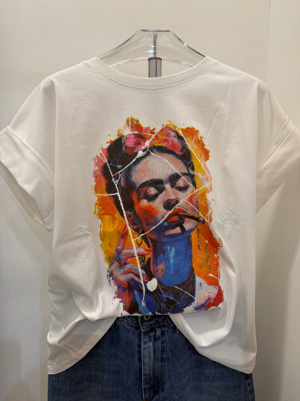 T-shirt con stampa in cotone “Frida Flow” Emisphere