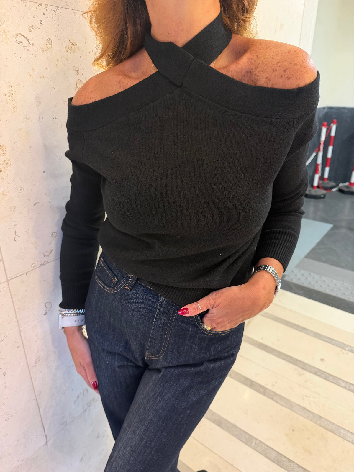 Maglia cut out Kaos Jeans