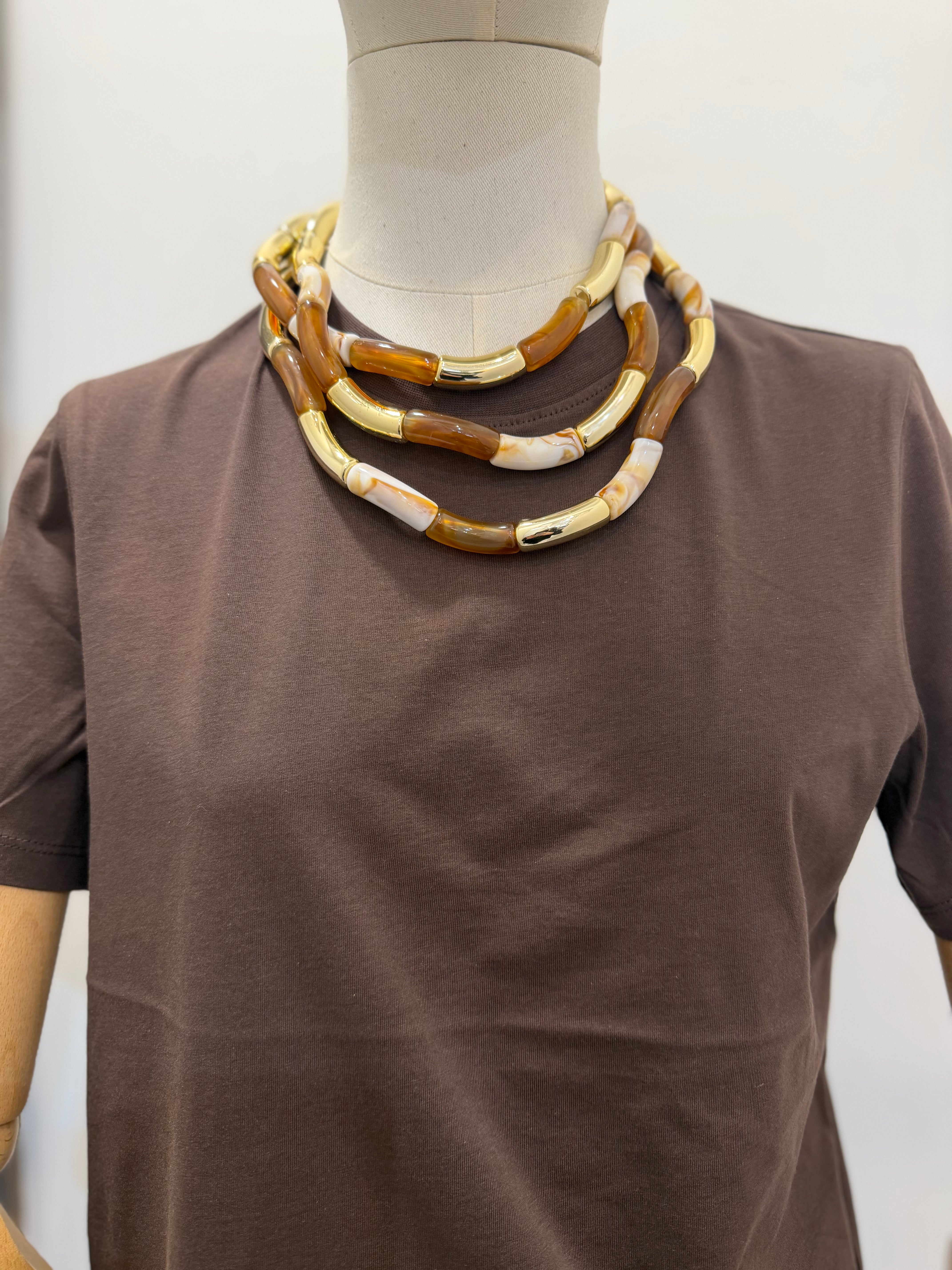Collana a maglia grande Emisphere
