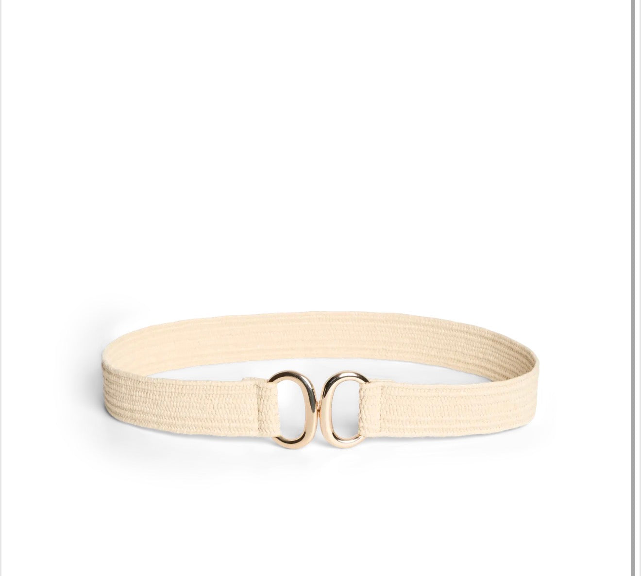 Cintura elastica con doppia fibbia Pieces