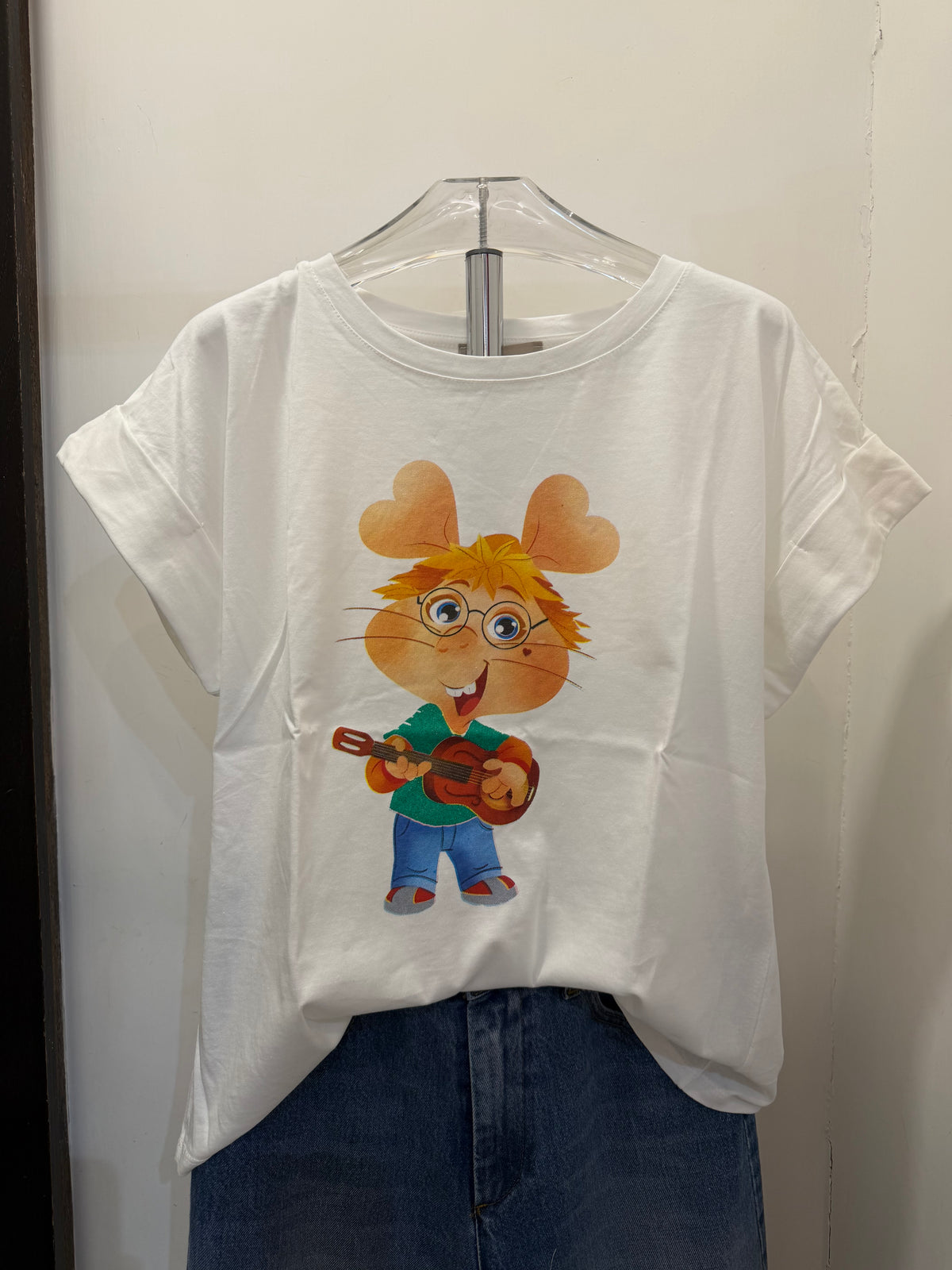 T-shirt con stampa in cotone “Gigio” Emisphere