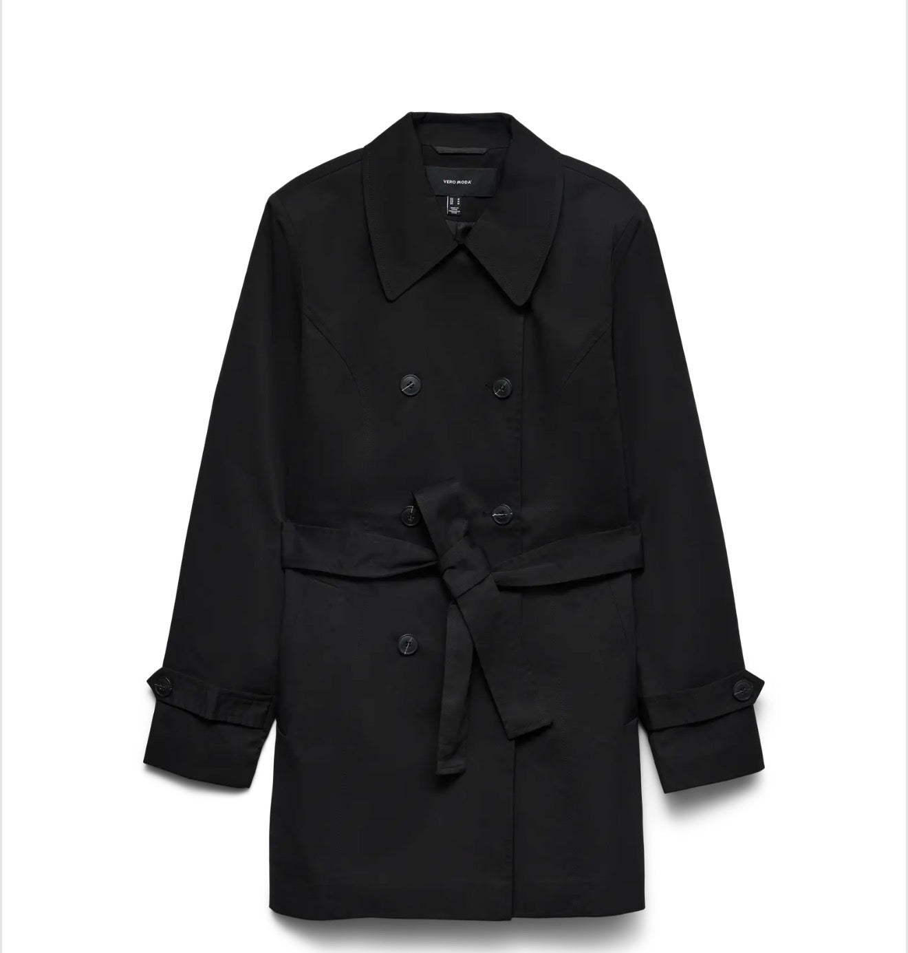 Trench doppiopetto con cintura Vero Moda