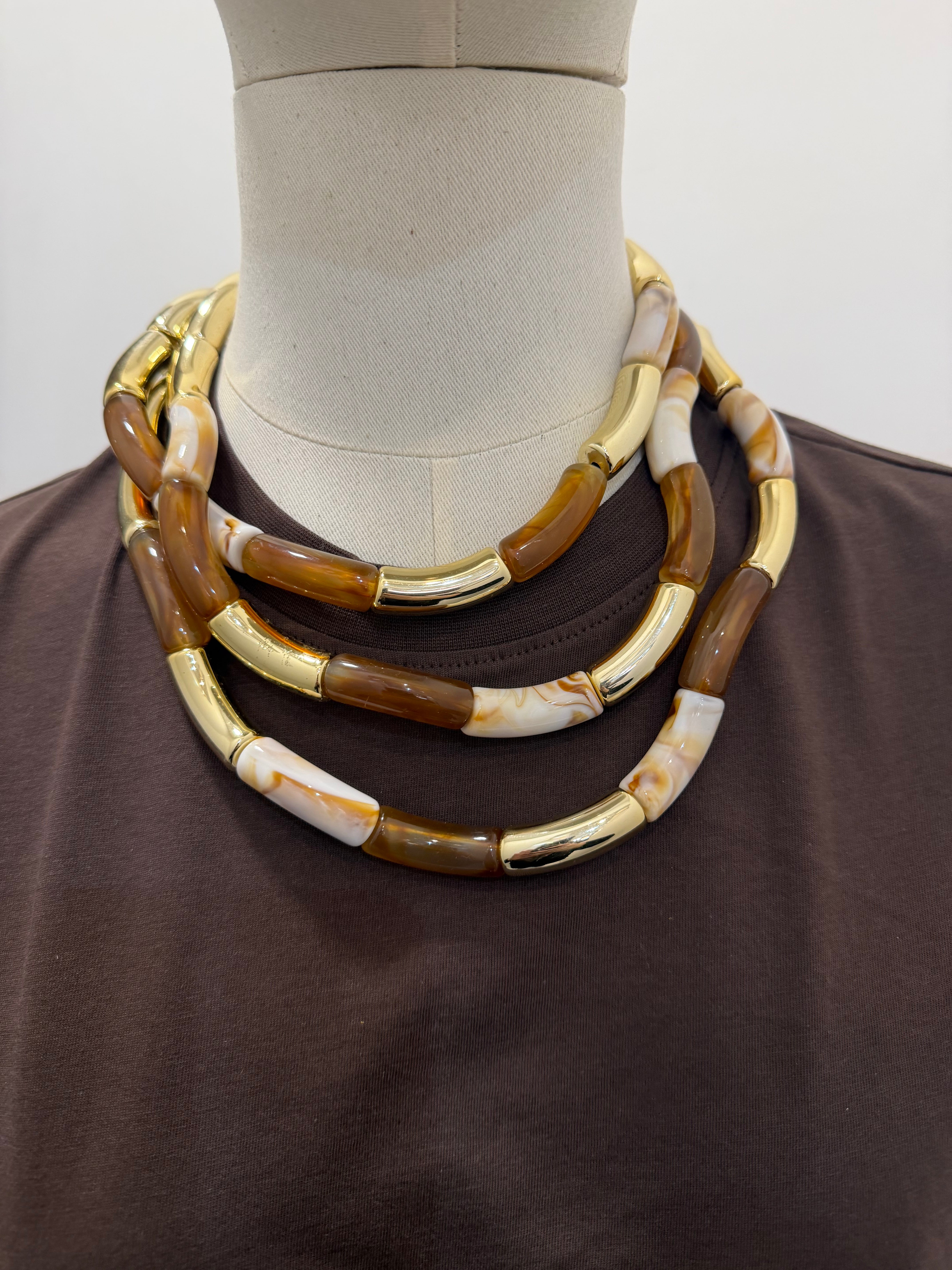 Collana a maglia grande Emisphere