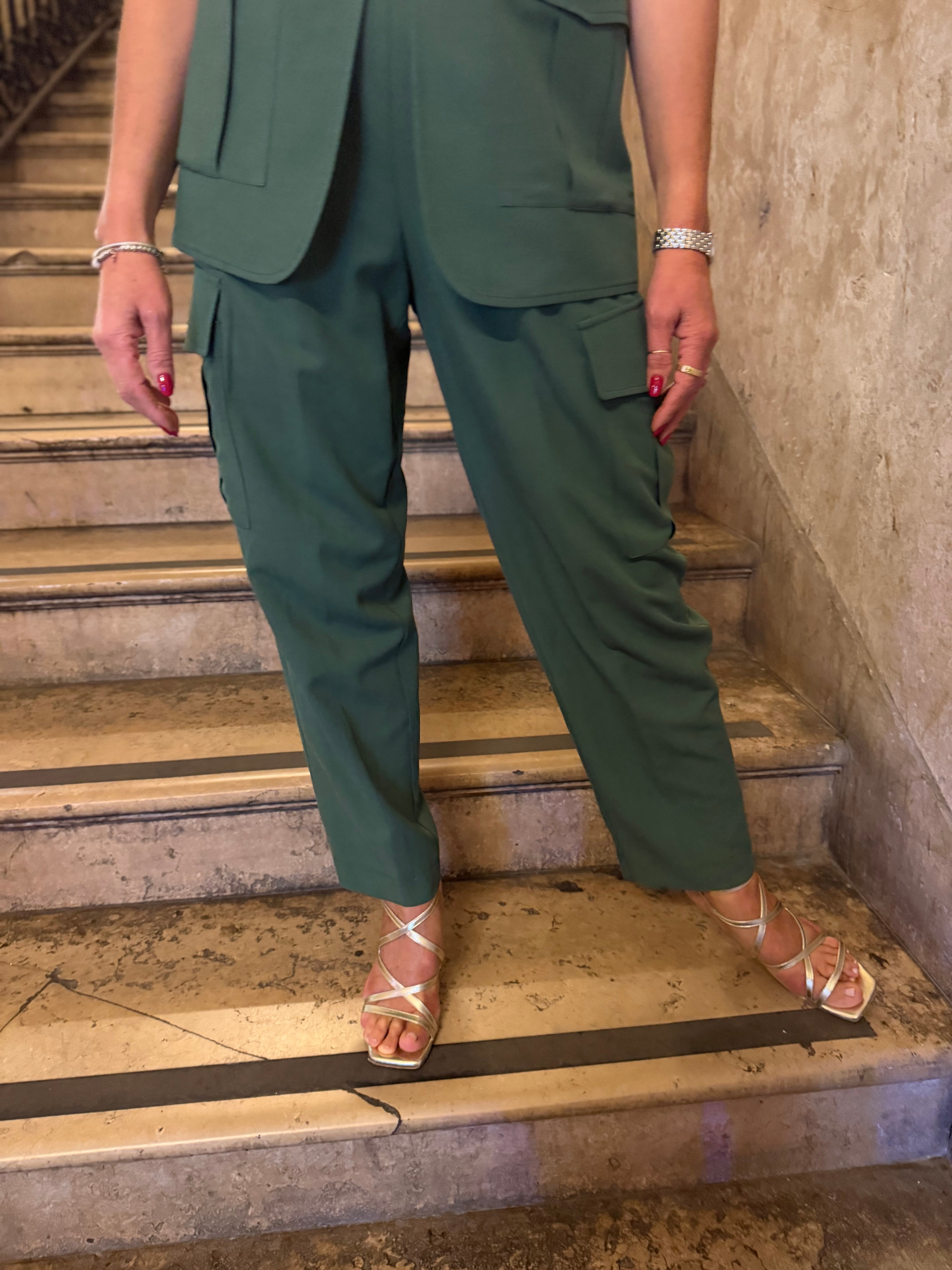 Coordinato gilet e pantalone Angela Davis