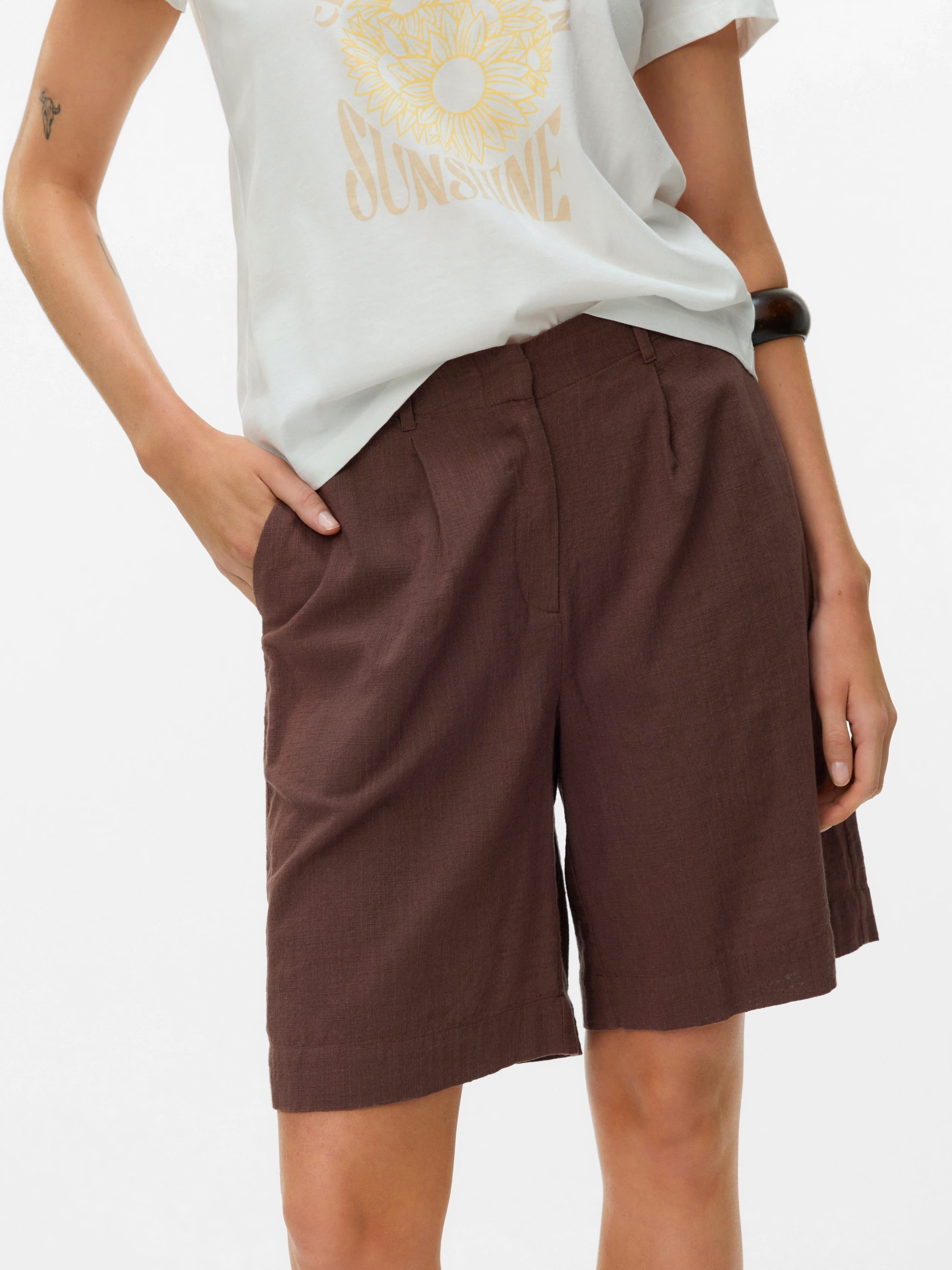 Bermuda in lino Vero Moda
