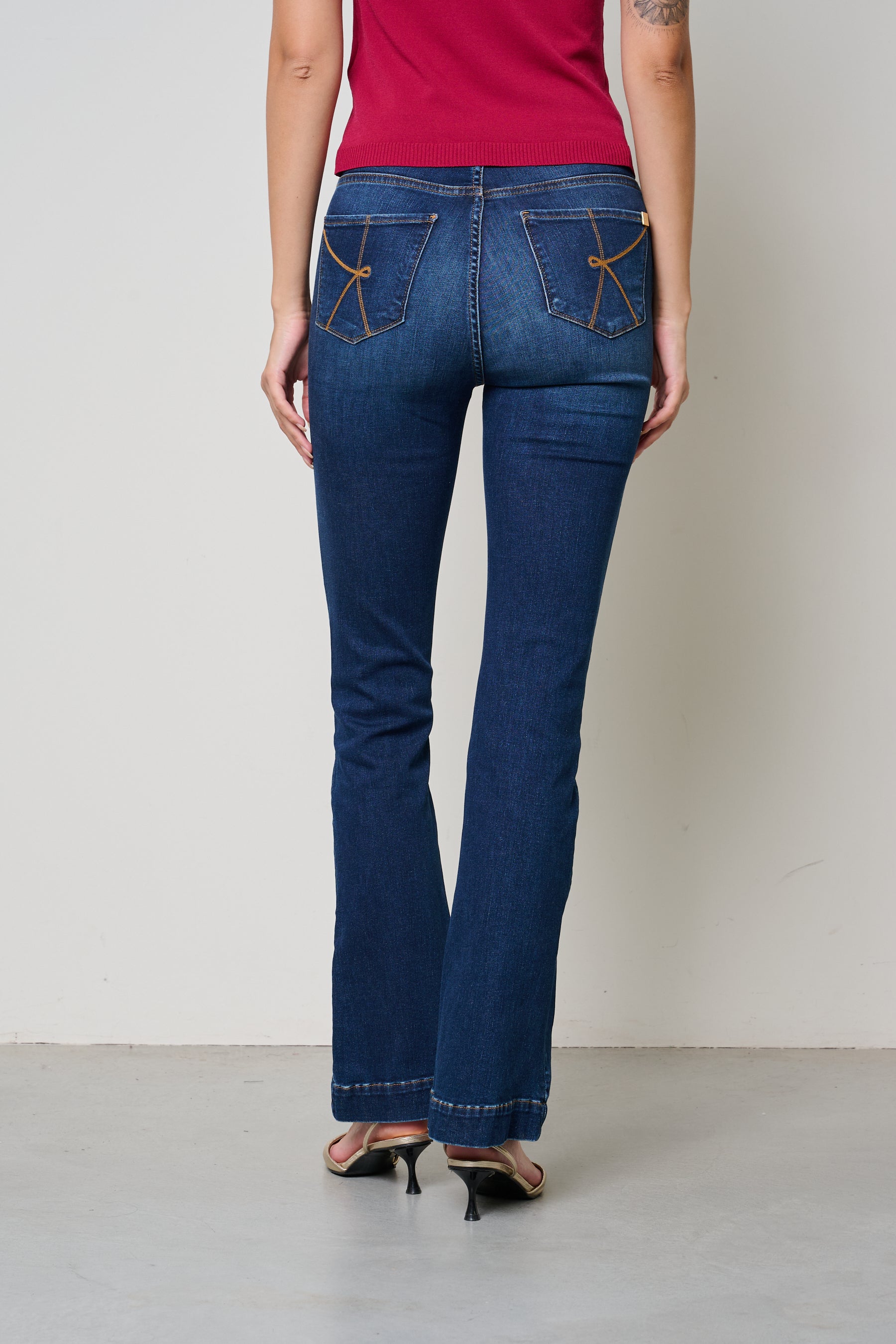 Jeans a zampa Kaos Denim