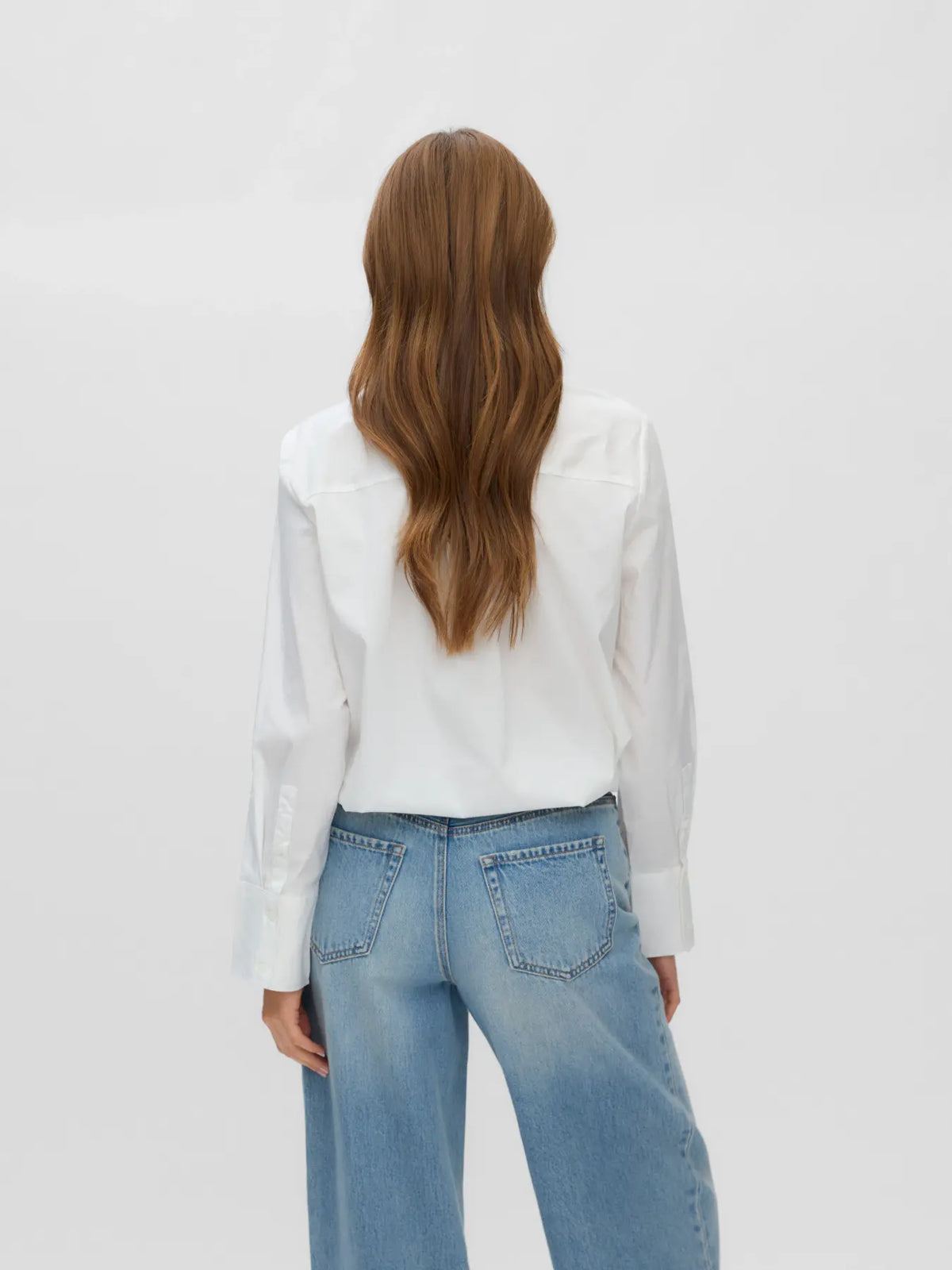 Camicia classica in cotone organico Vero Moda