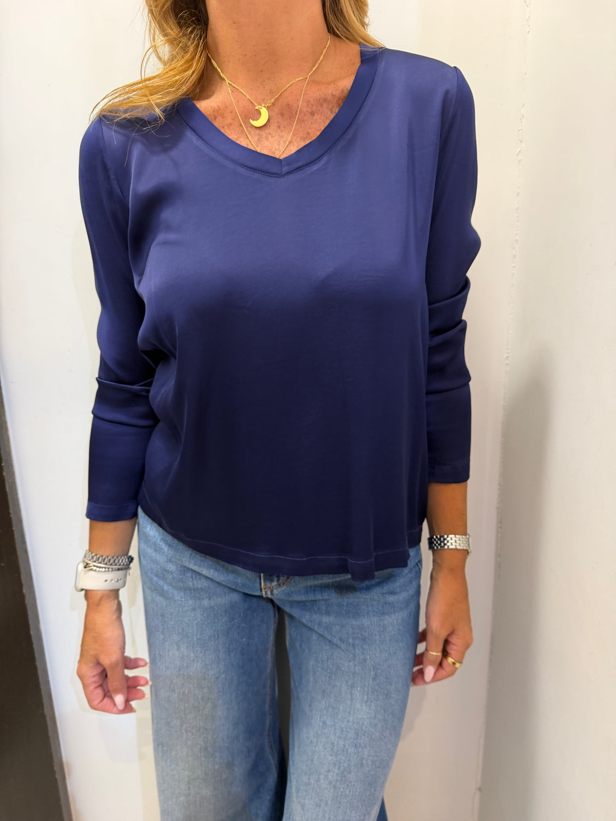 Blusa Scollo A V Manila Grace