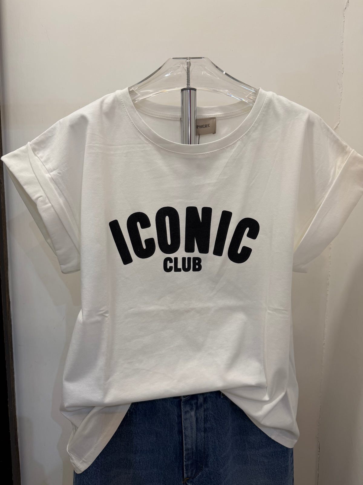 T-shirt con stampa in cotone “Iconic Club” Emisphere