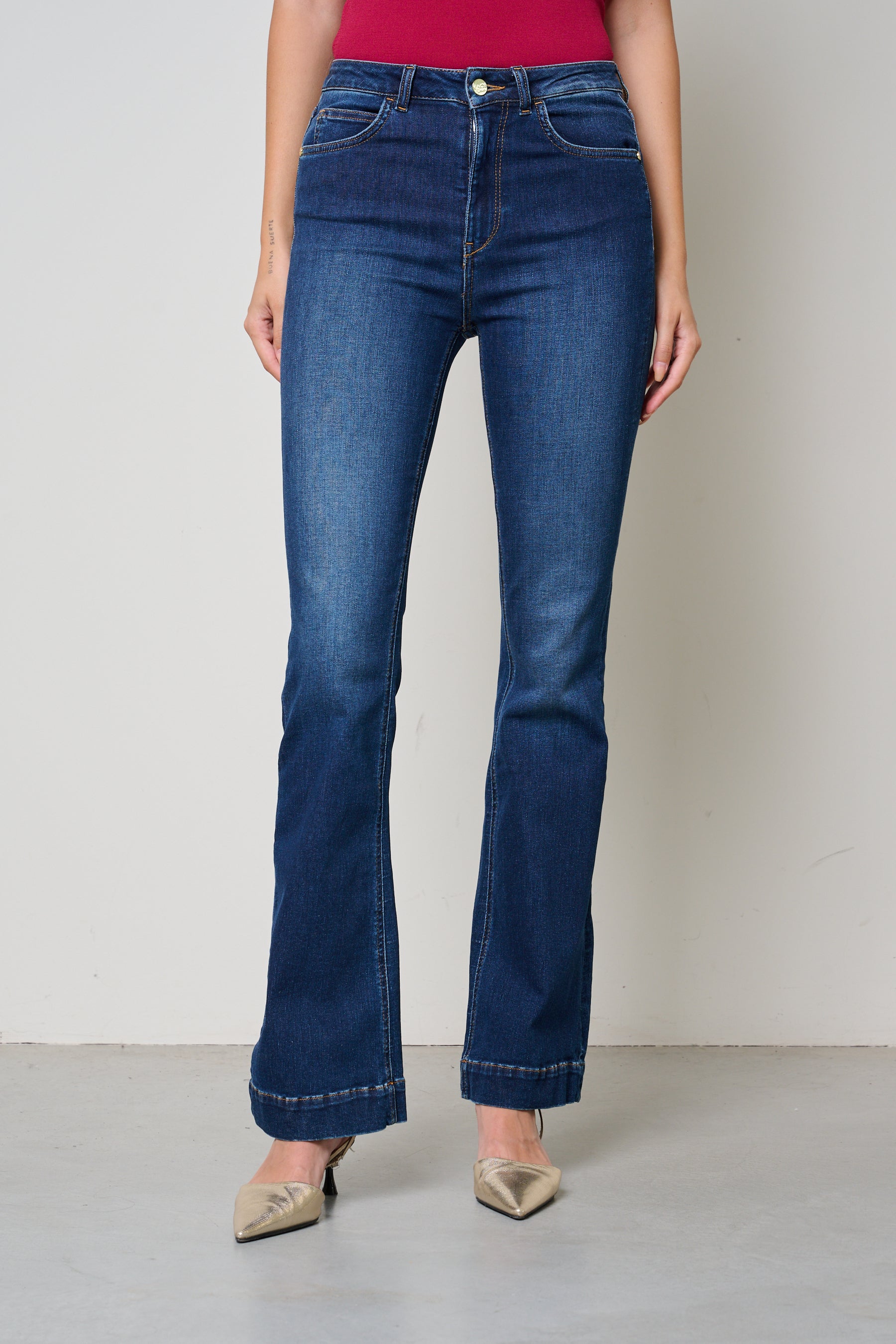Jeans a zampa Kaos Denim