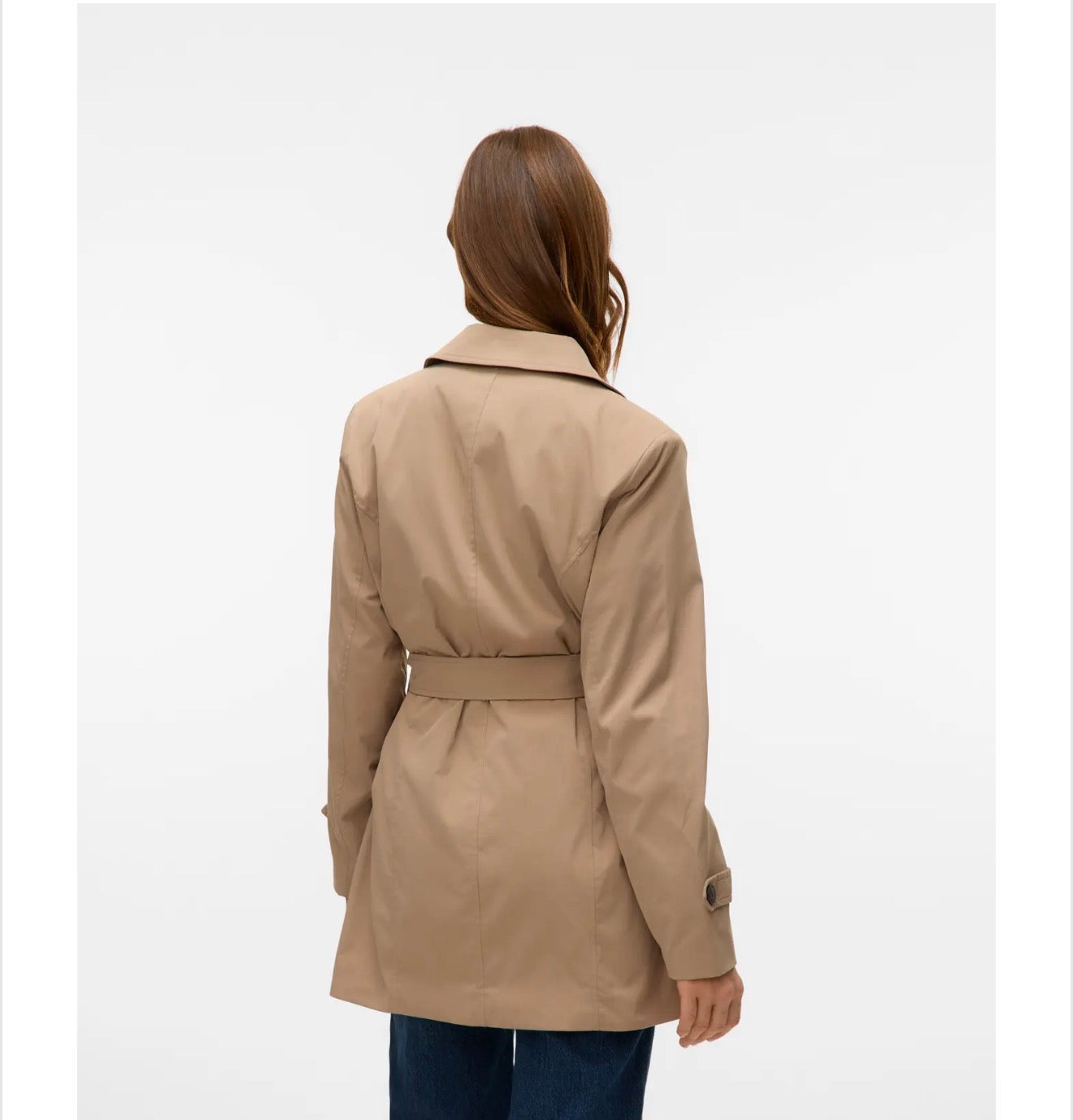 Trench doppiopetto con cintura Vero Moda