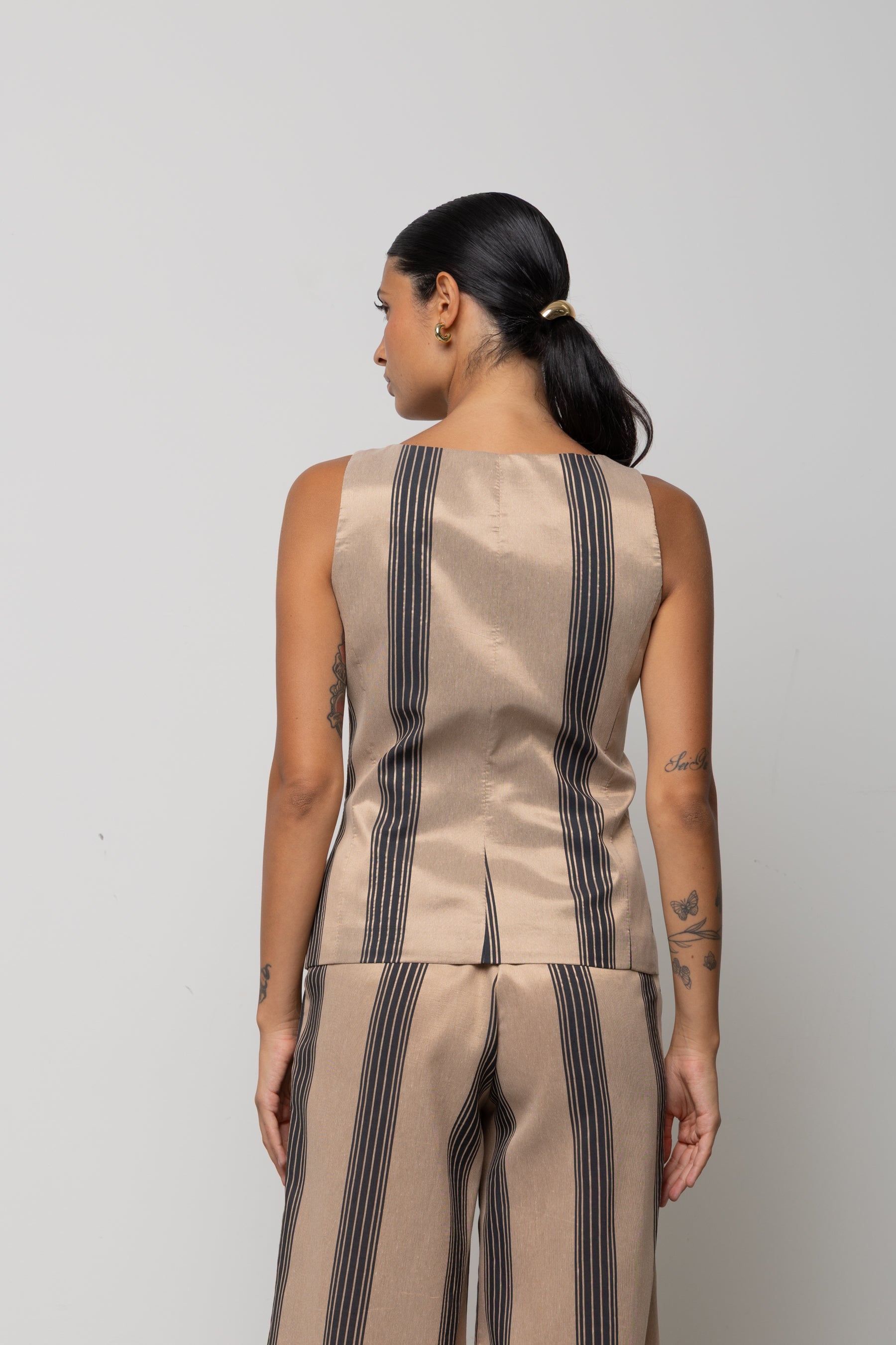 Gilet sartoriale stripes Icona