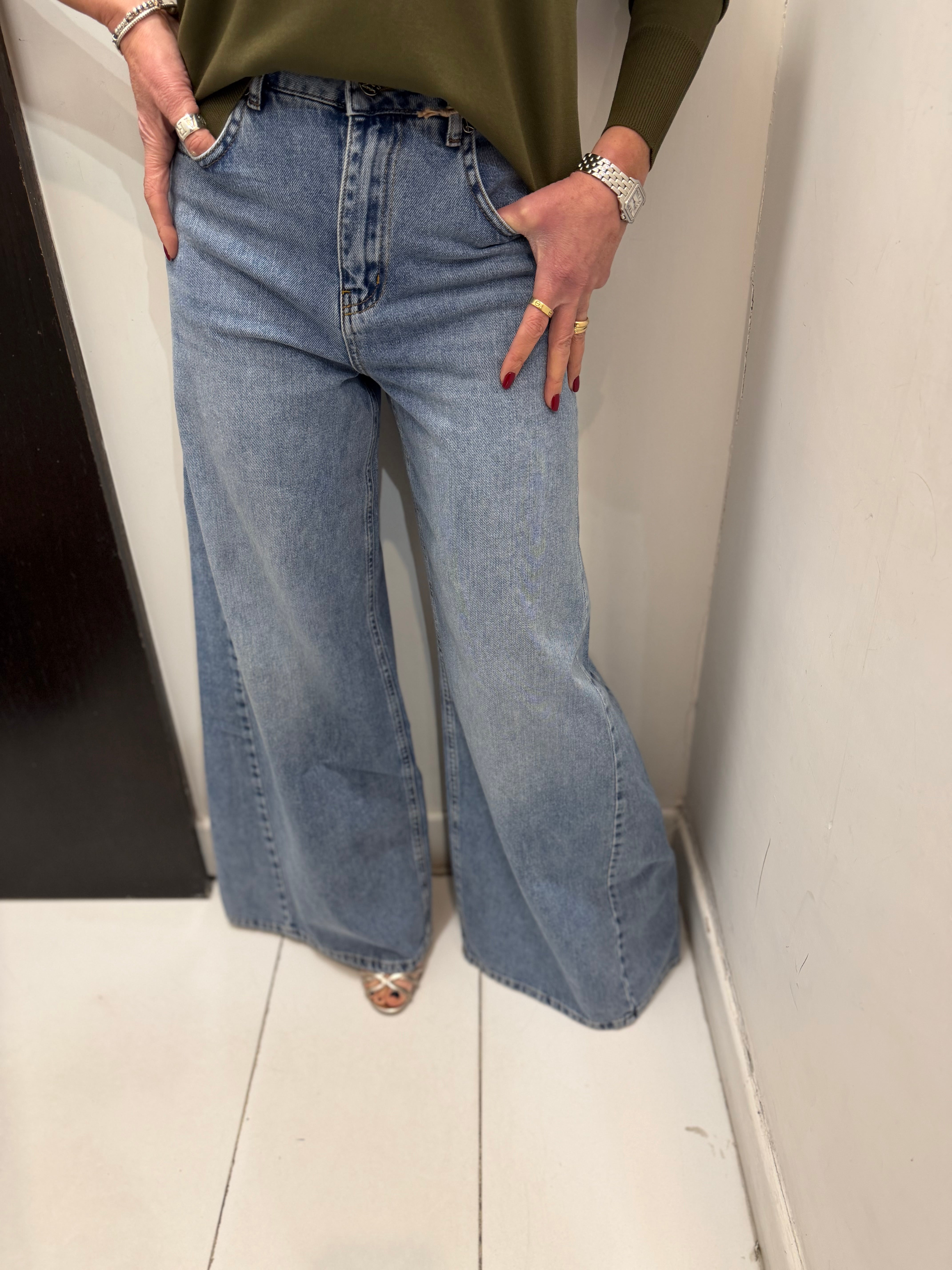 Jeans flare Kaos Denim