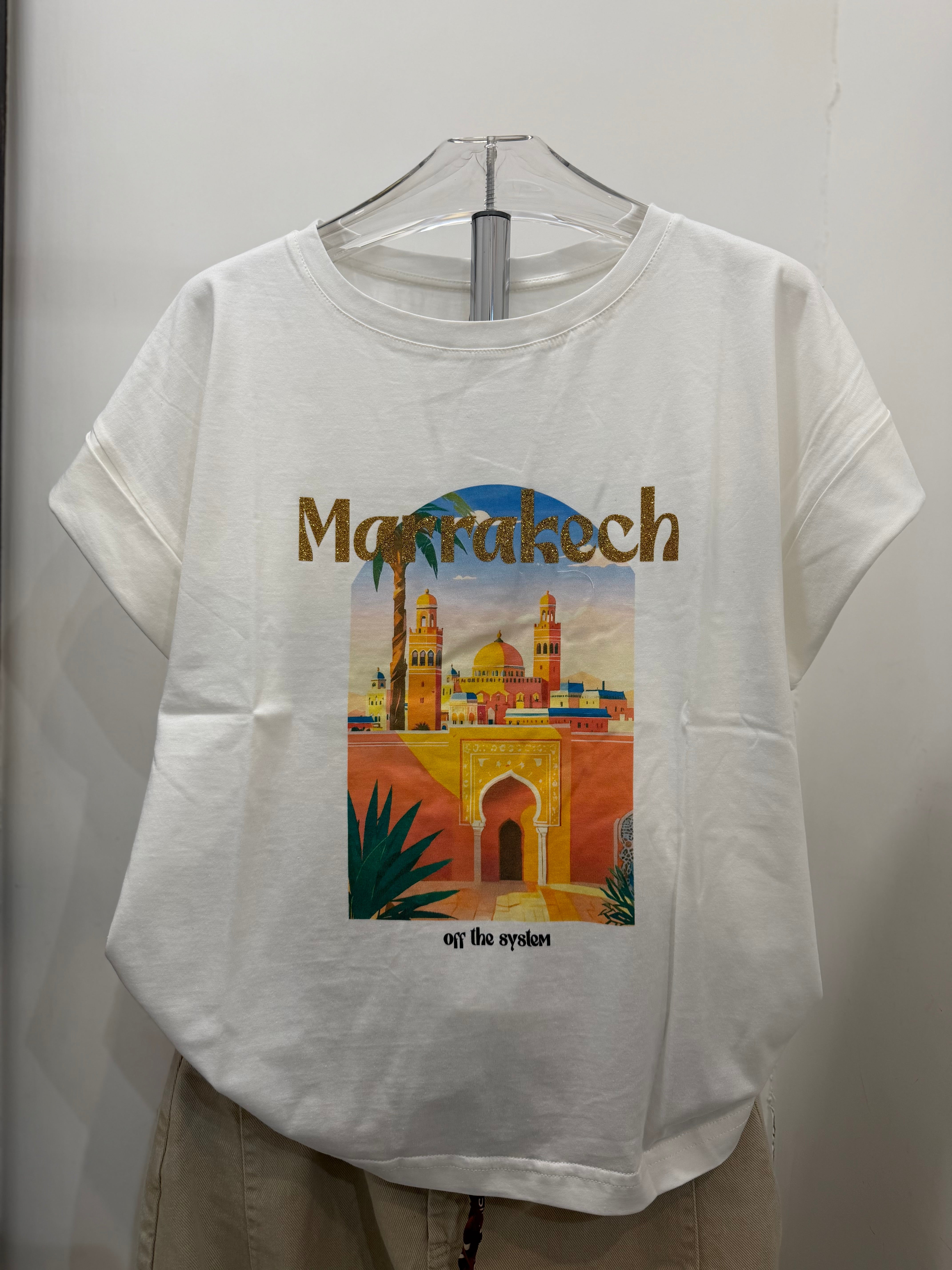 T-shirt mezza manica con stampe Emisphere