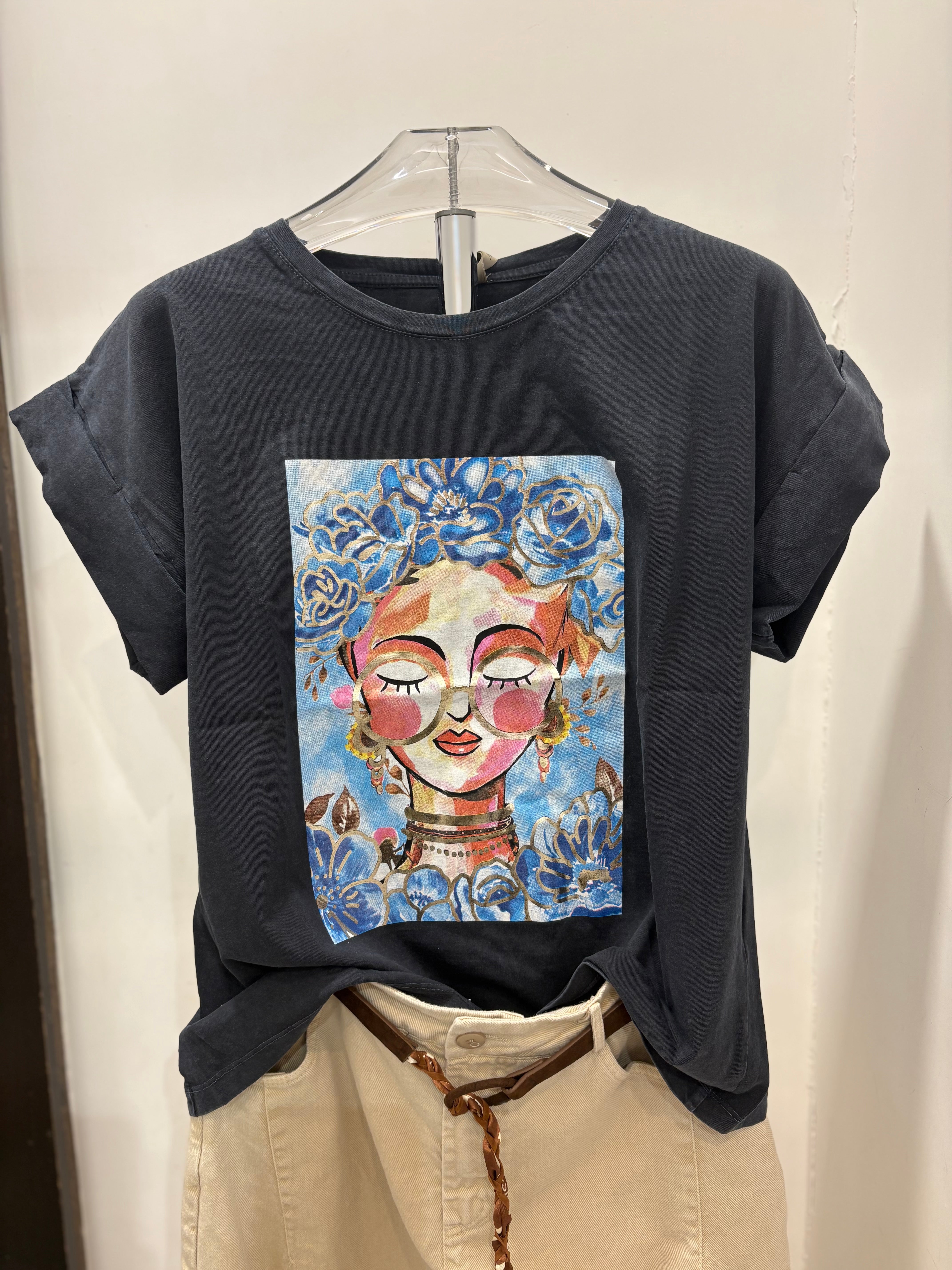 T-shirt mezza manica con stampe Emisphere