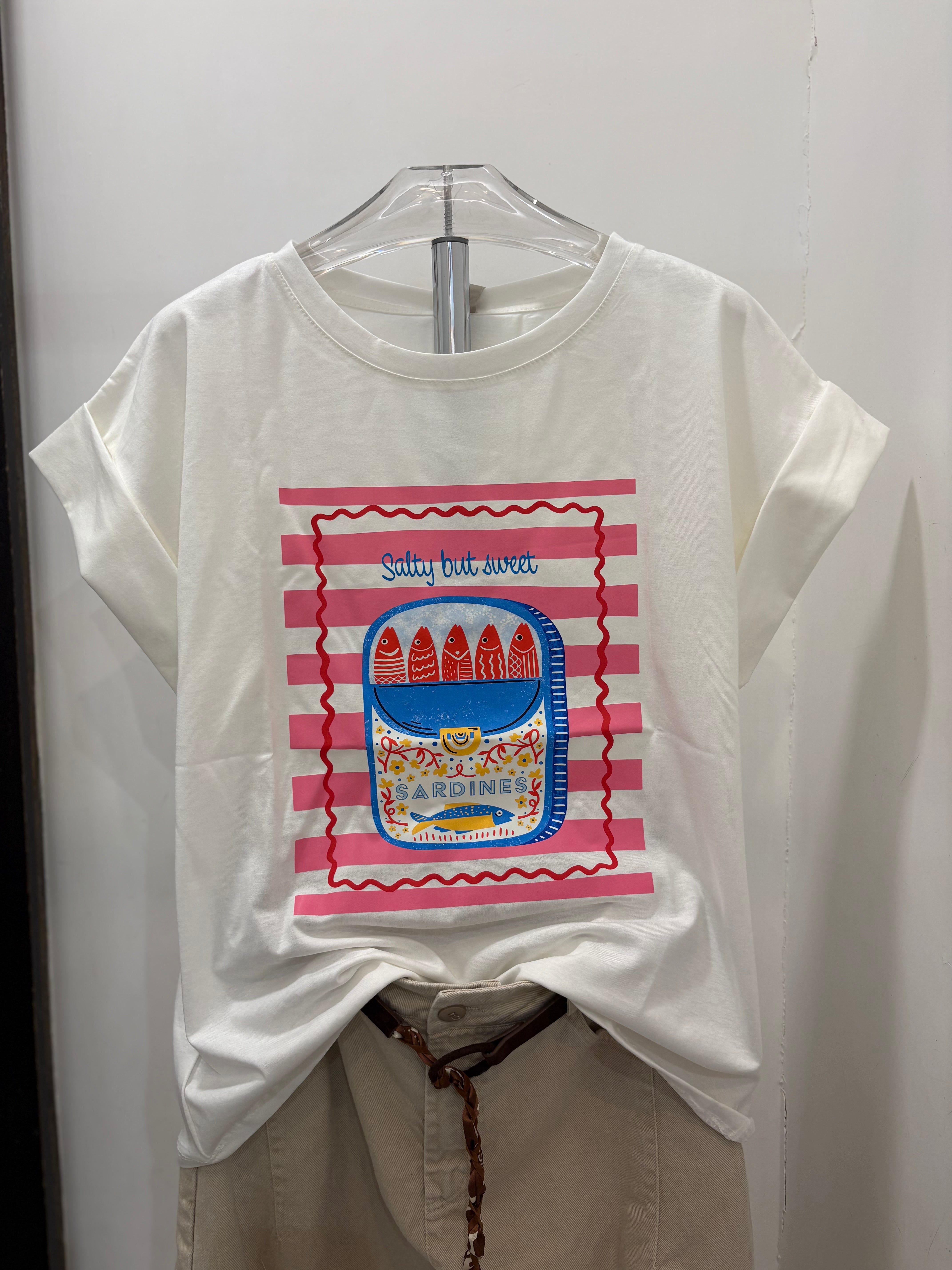 T-shirt mezza manica con stampe Emisphere