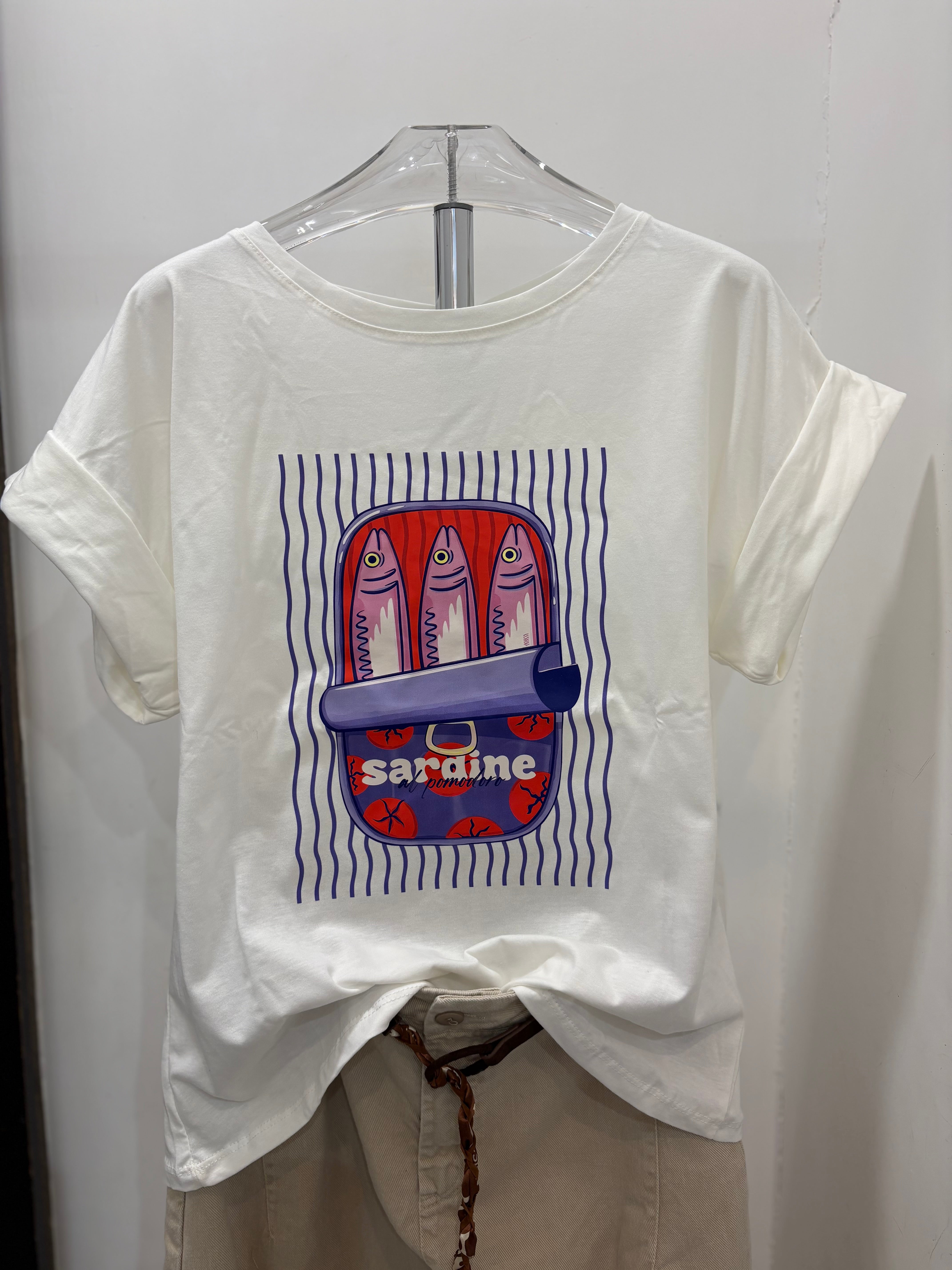 T-shirt mezza manica con stampe Emisphere
