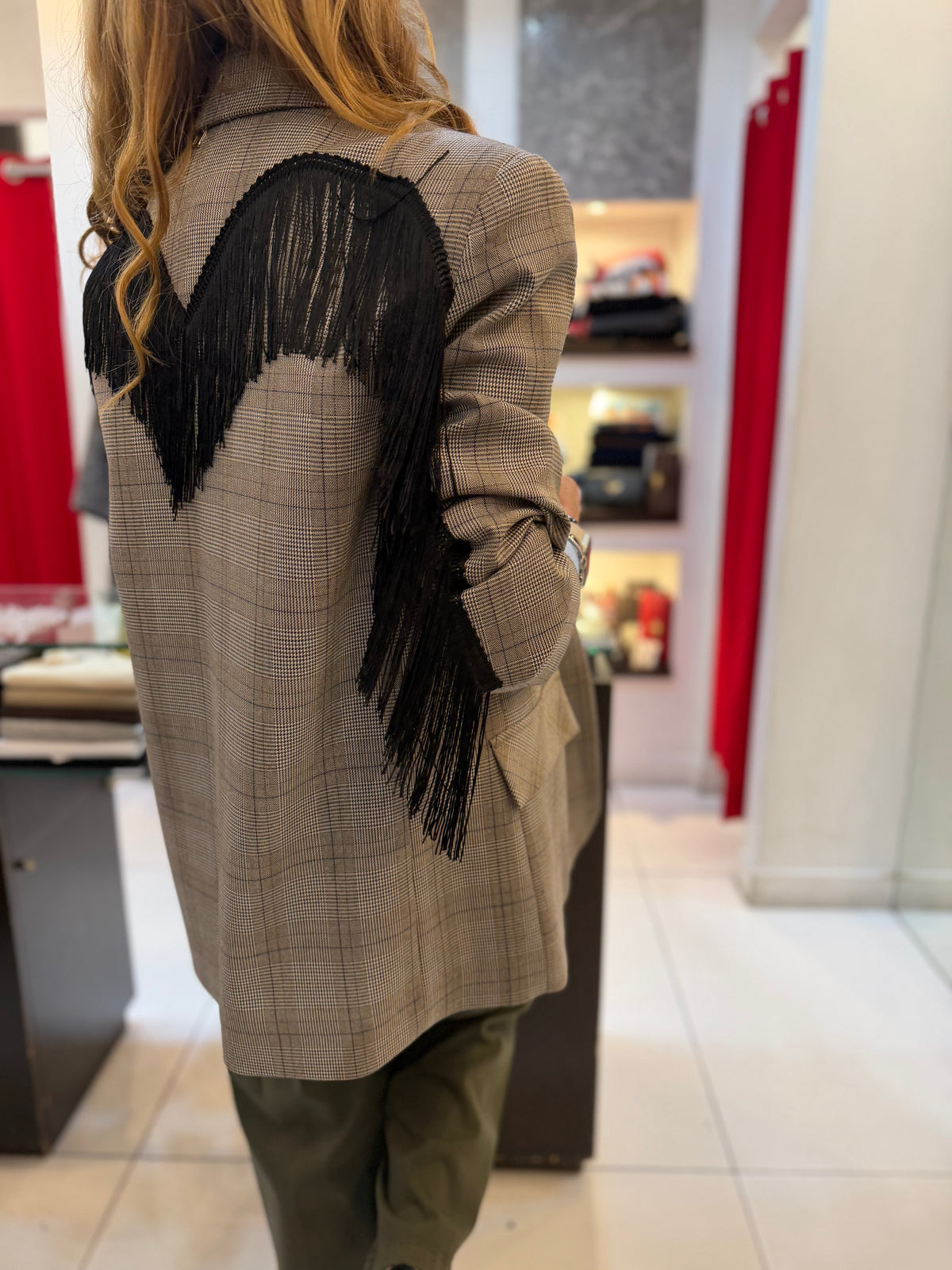 GIACCA CON FRANGE SUL RETRO DIXIE