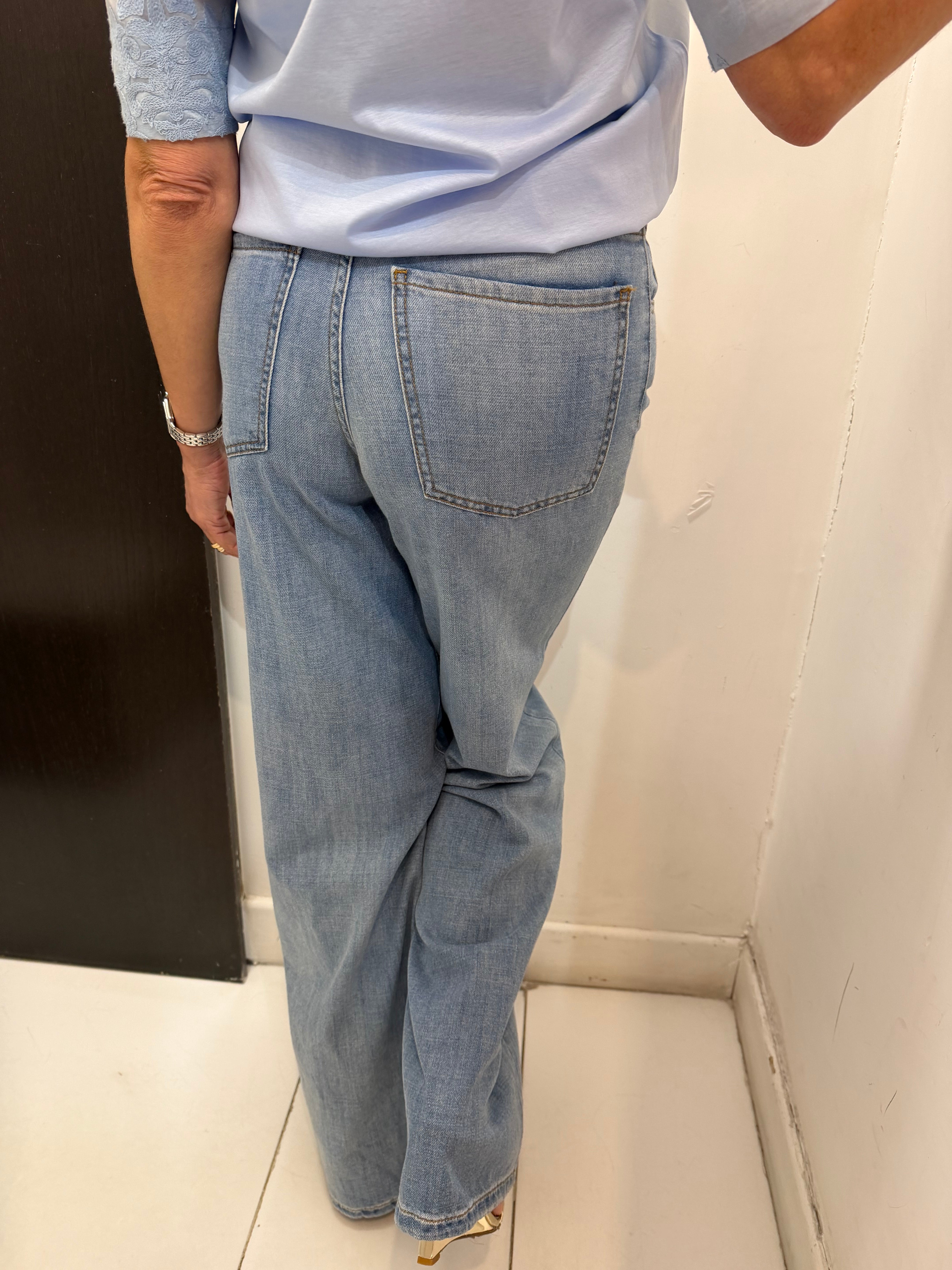 Jeans “America soft” gamba larga Emisphere