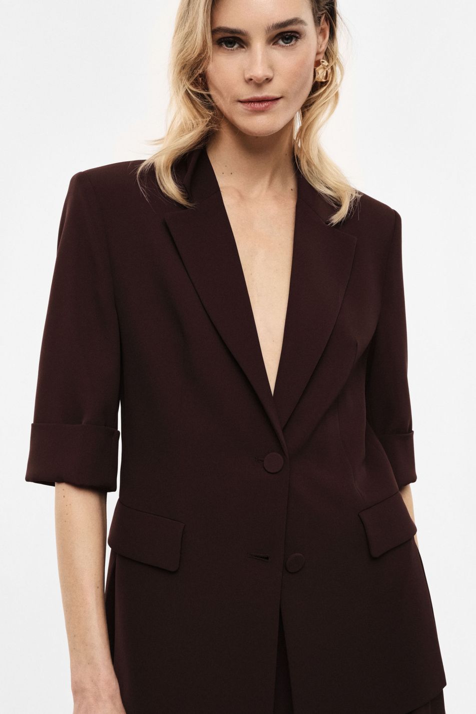 Blazer monopetto maniche corte spacchi laterali Imperial