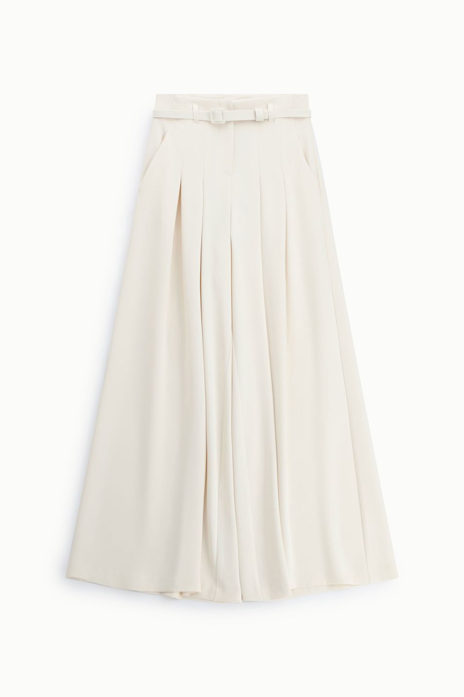 Pantaloni palazzo ampi vita alta con cintura Imperial