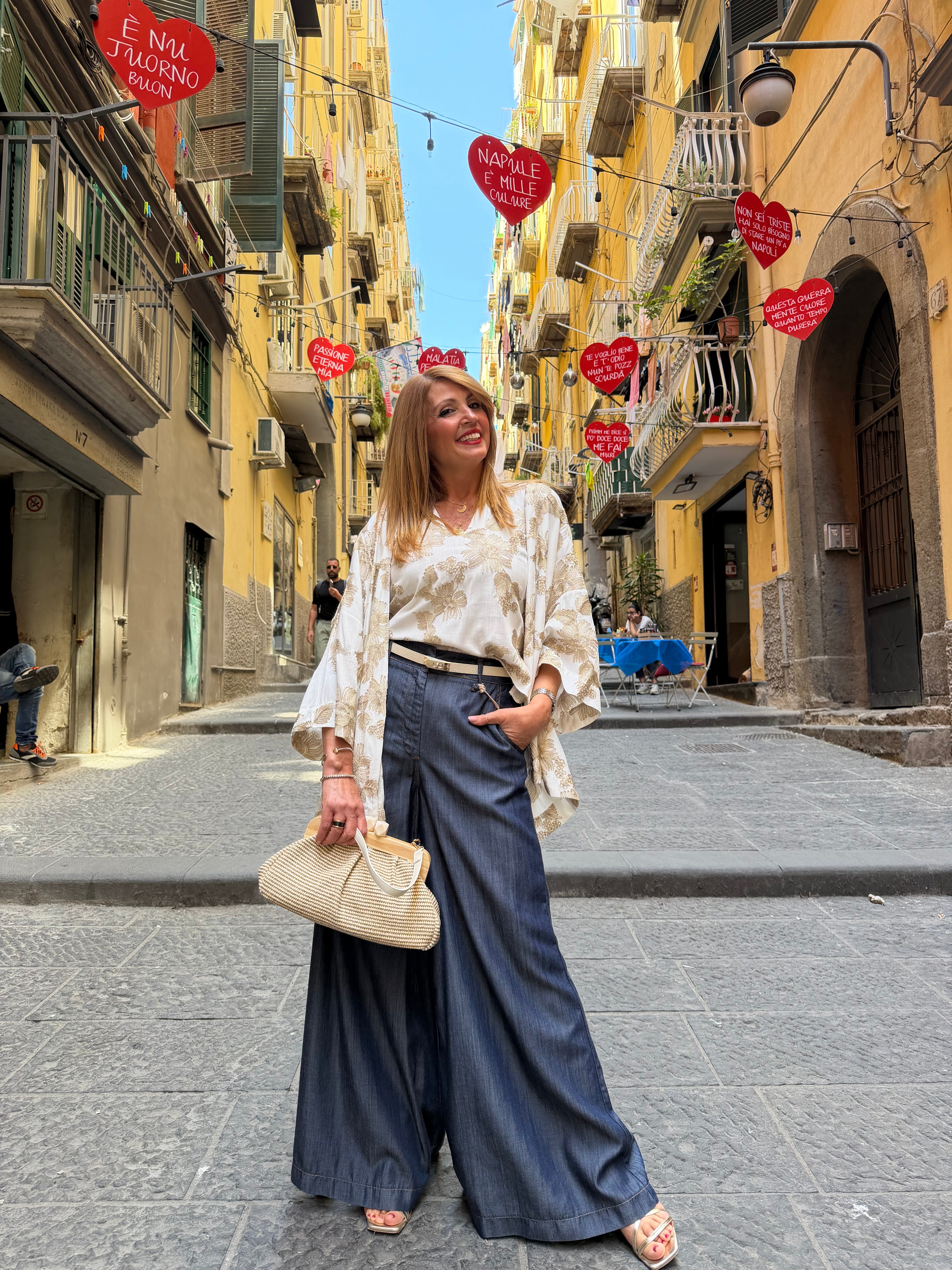 Kimono broccato Kaos Donna