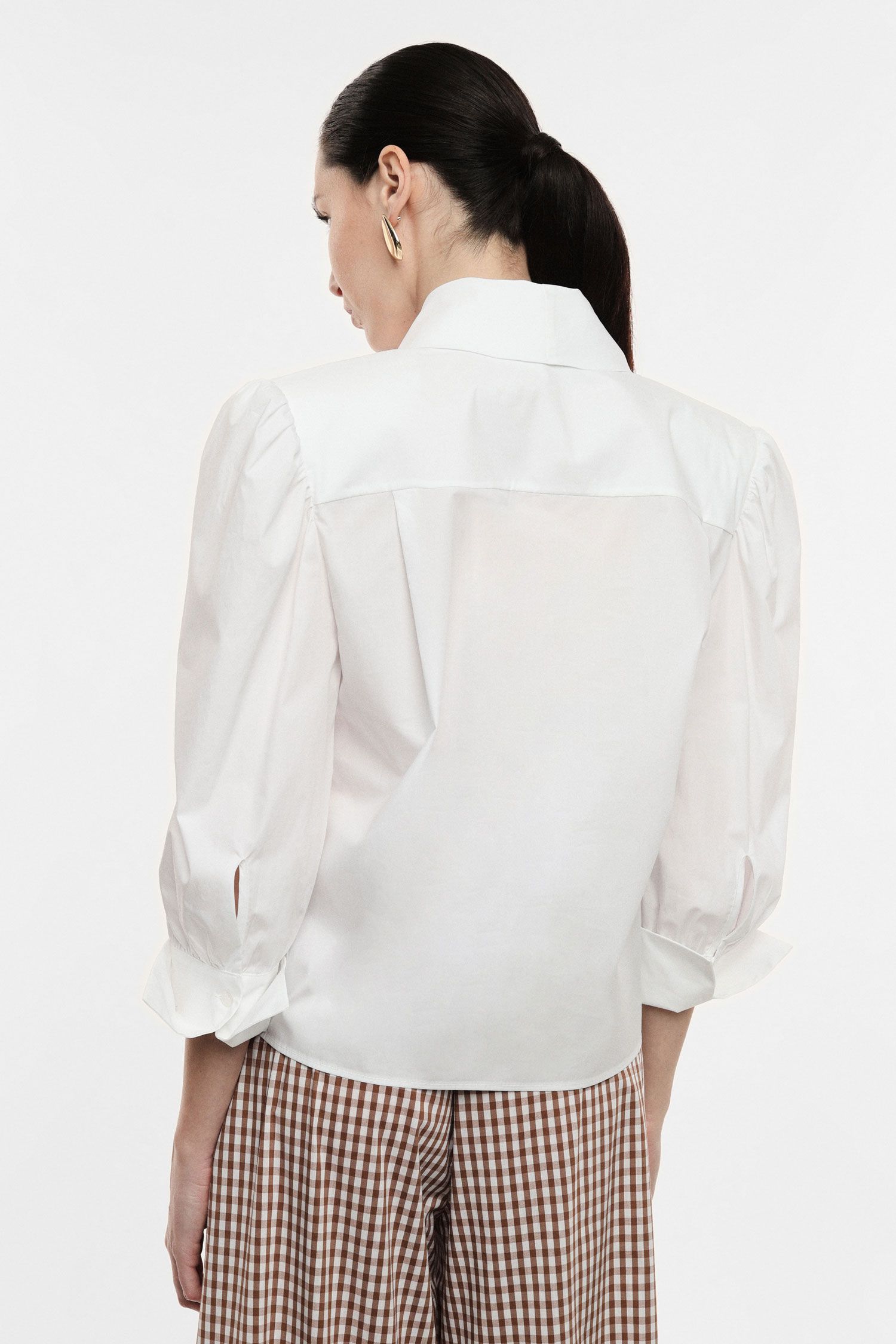 Camicia con maniche lunghe e fiocco frontale Imperial