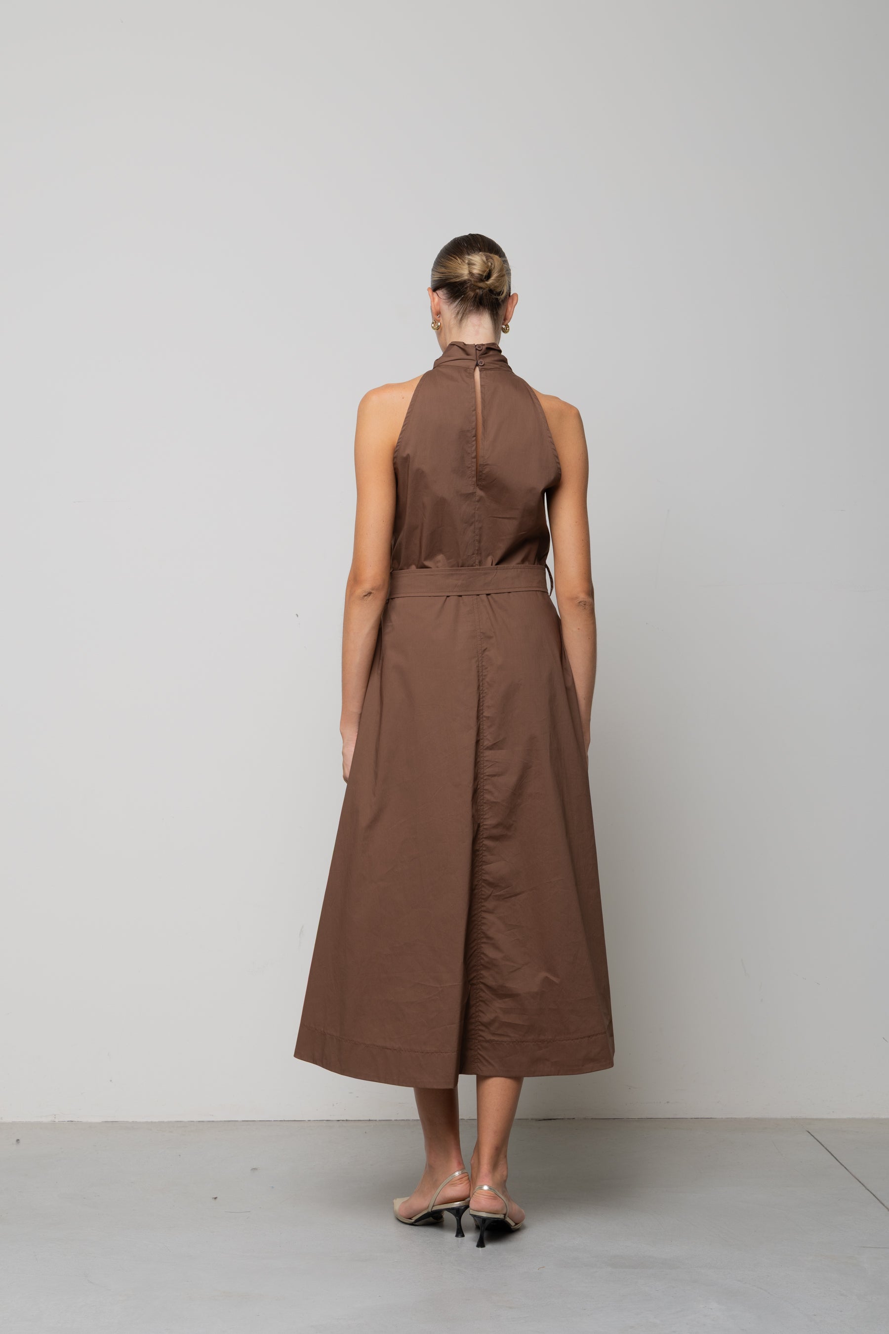 Abito halter in cotone Icona