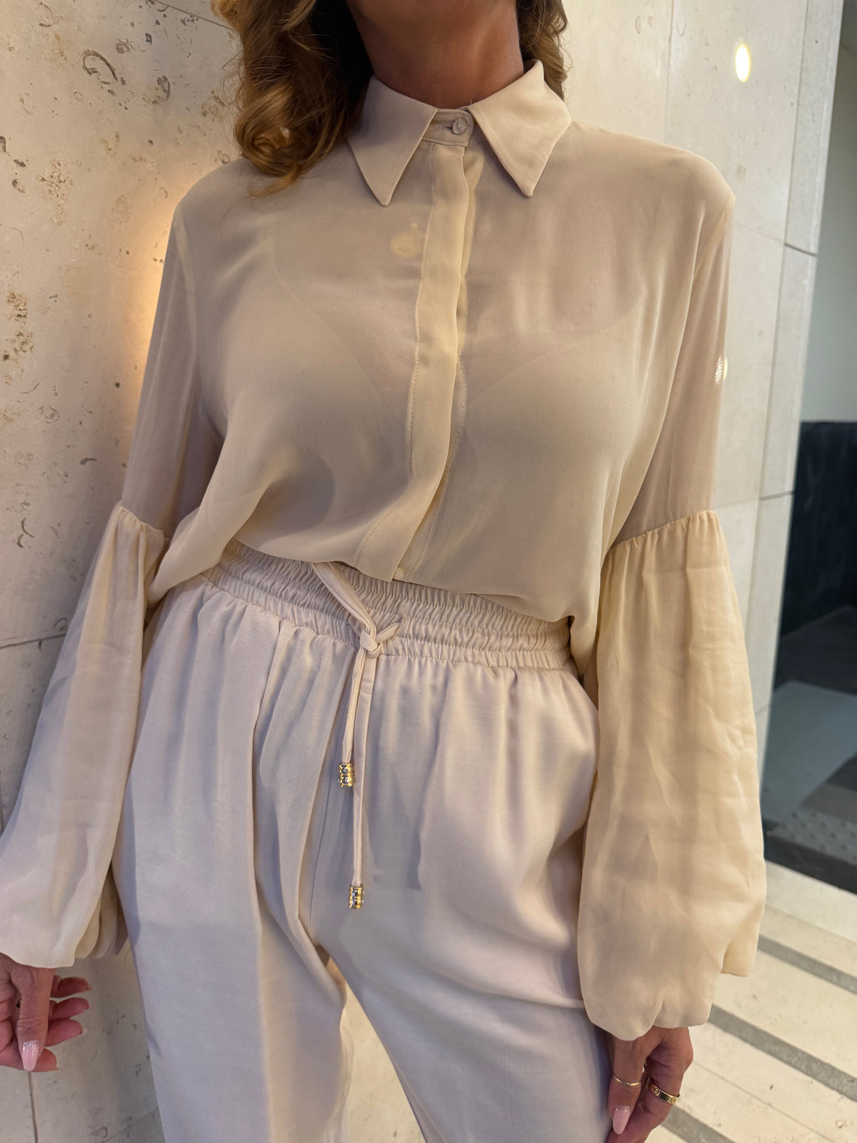 Camicia manica ballon Hanita