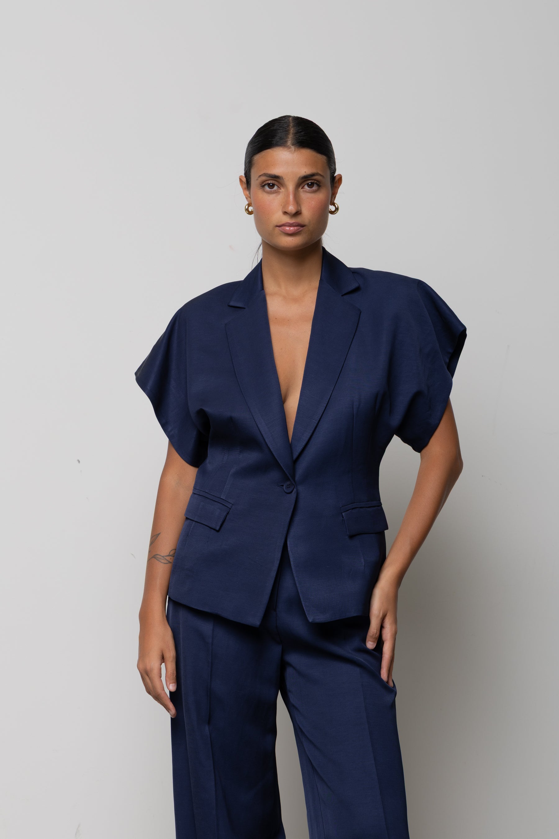 Giacca kimono scollo a V Icona