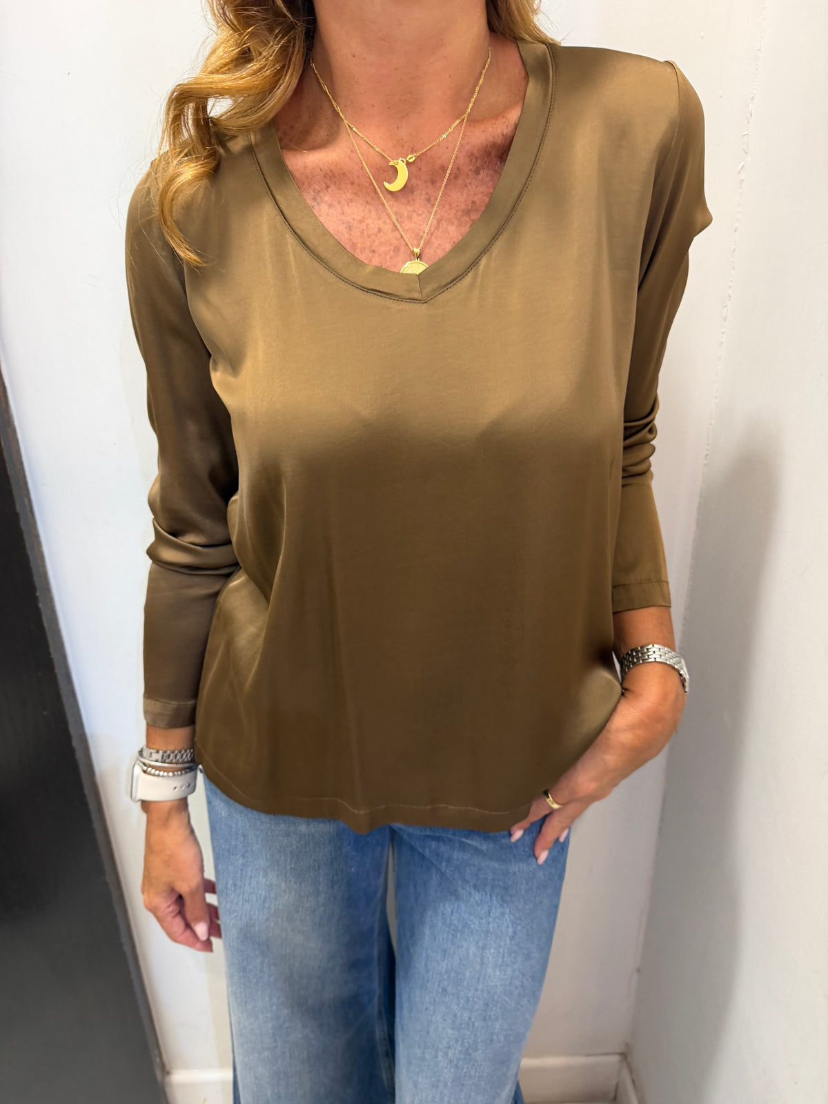 Blusa Scollo A V Manila Grace