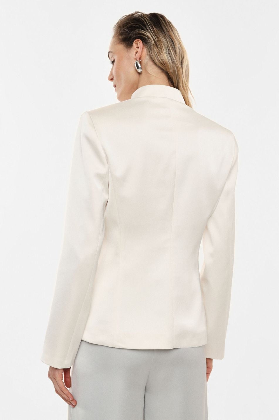 Blazer monopetto collo alla coreana chiusura alamari Imperial