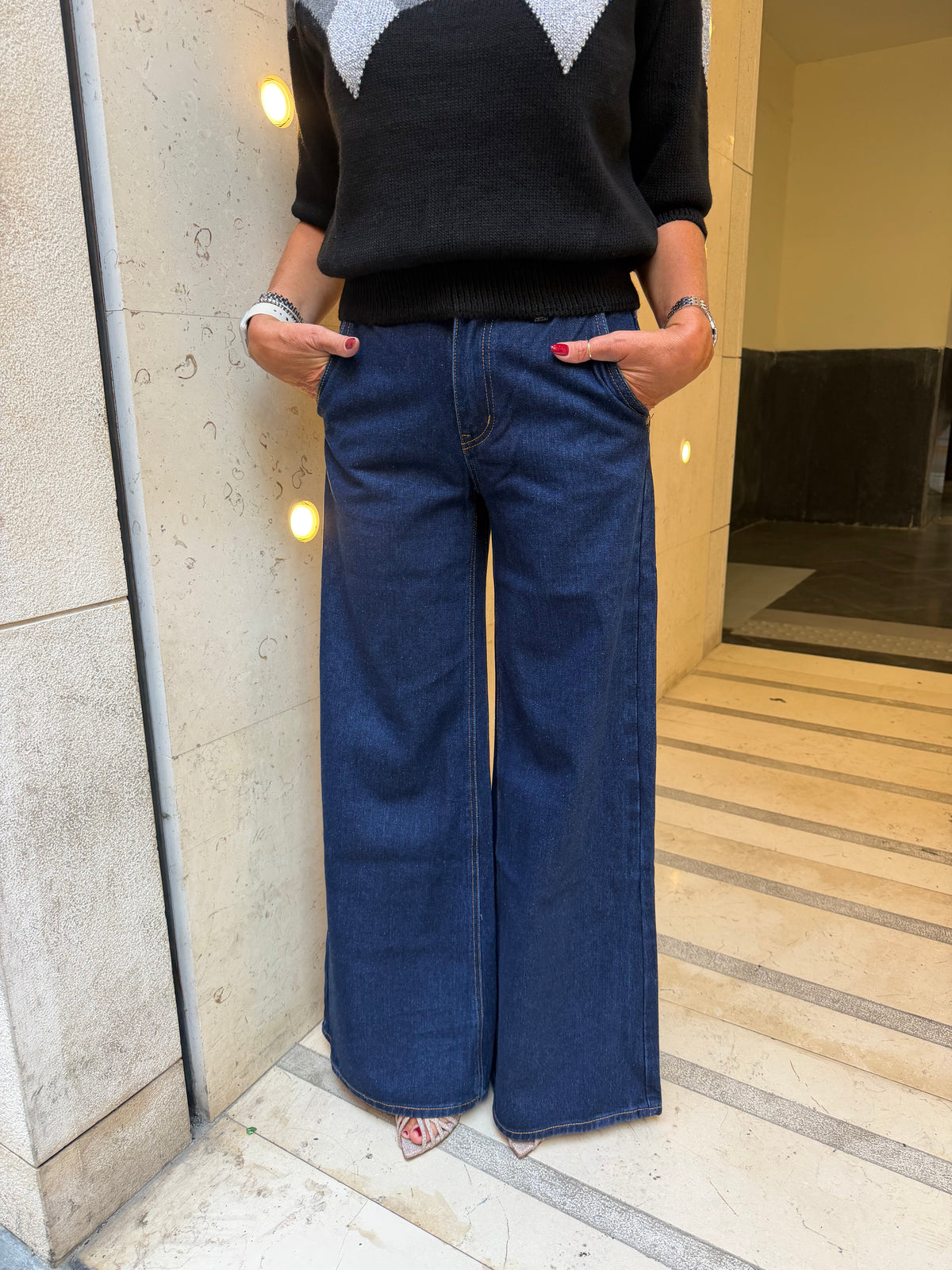 Jeans palazzo Frida Kaos Denim
