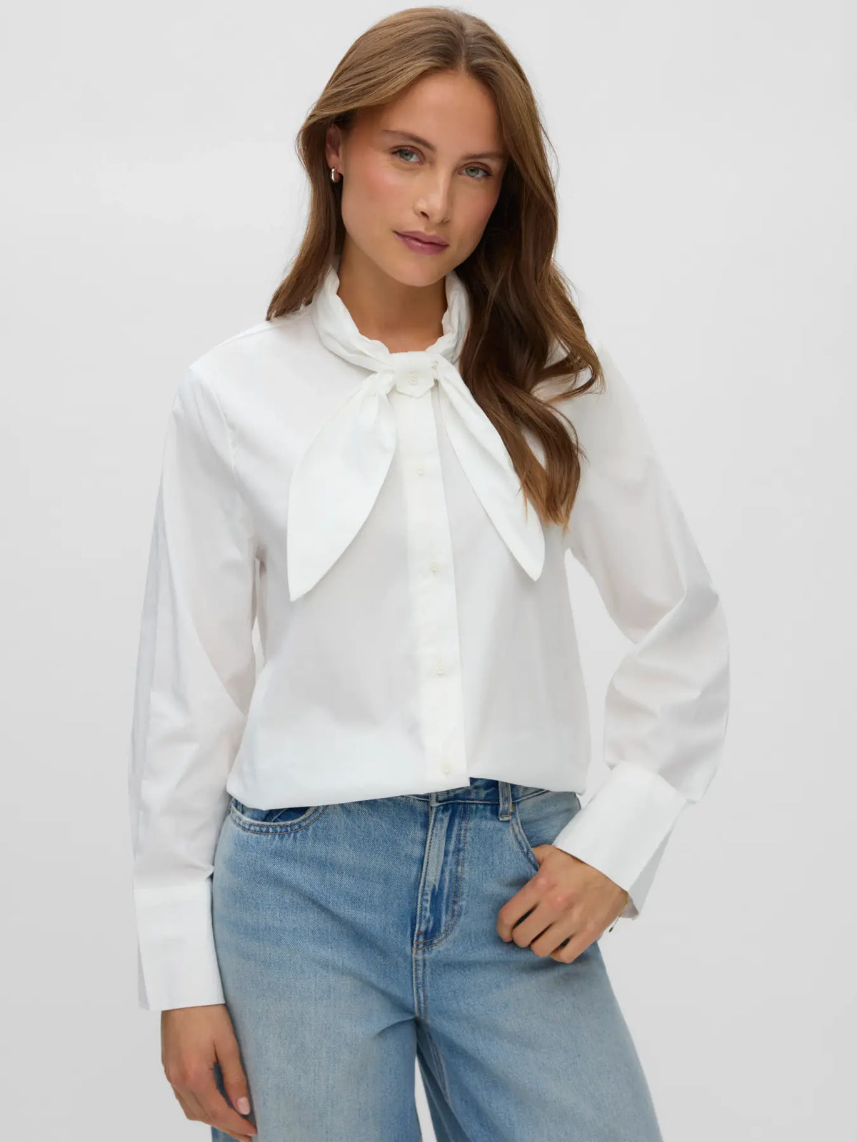 Camicia classica in cotone organico Vero Moda