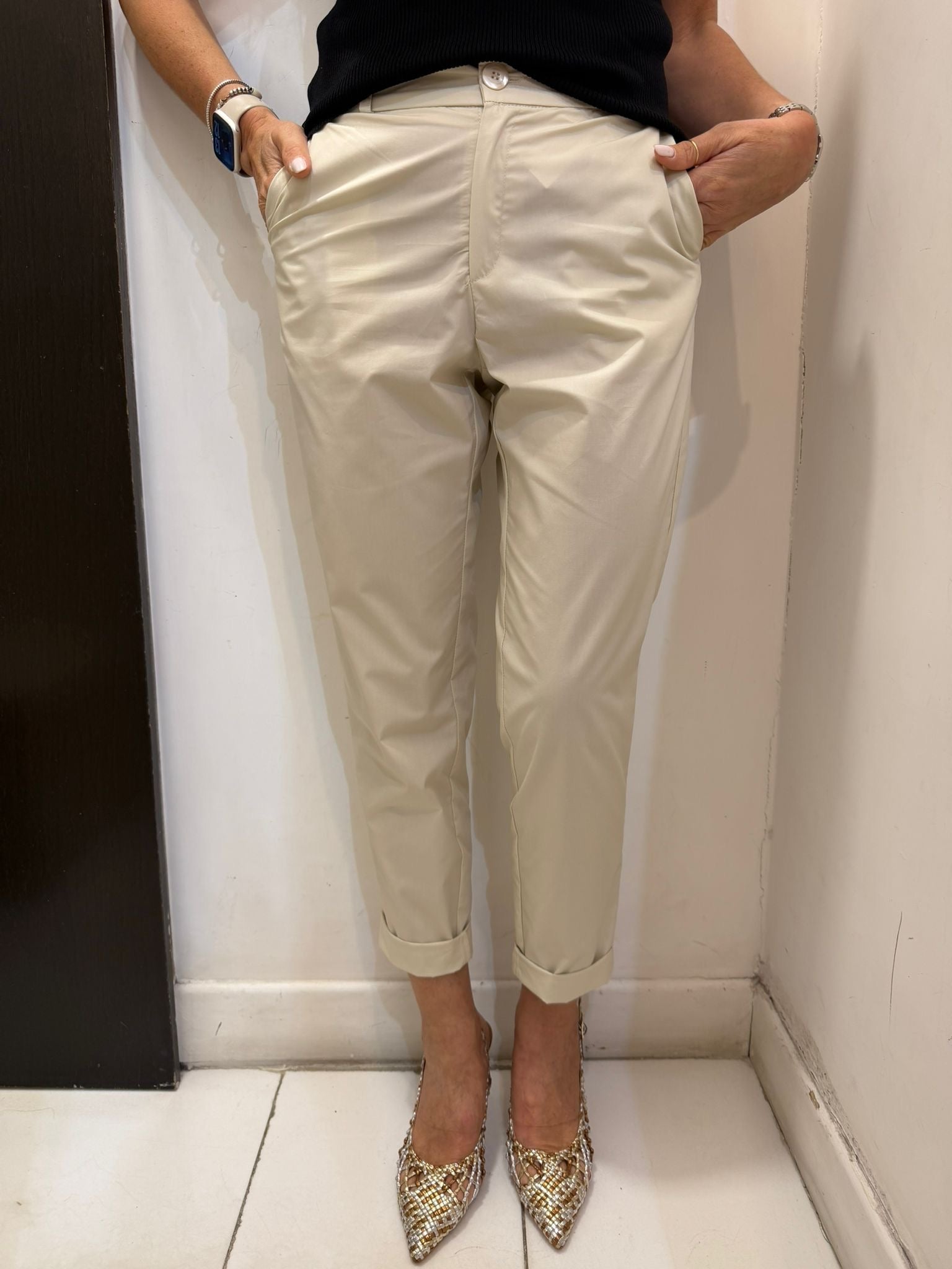 Pantalone dritto in cotone Imperial