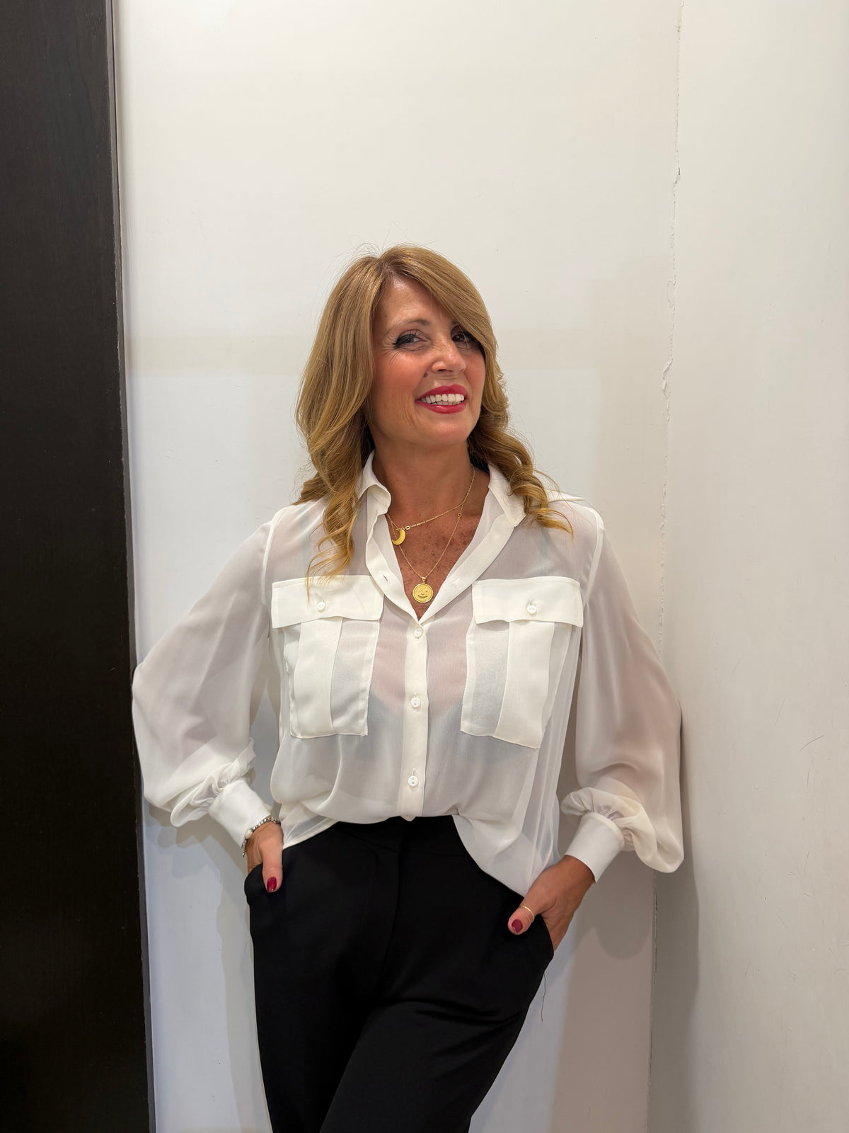 Camicia con tasconi Hanita