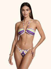 Bikini fascia con slip regolabile fantasia Me Fui