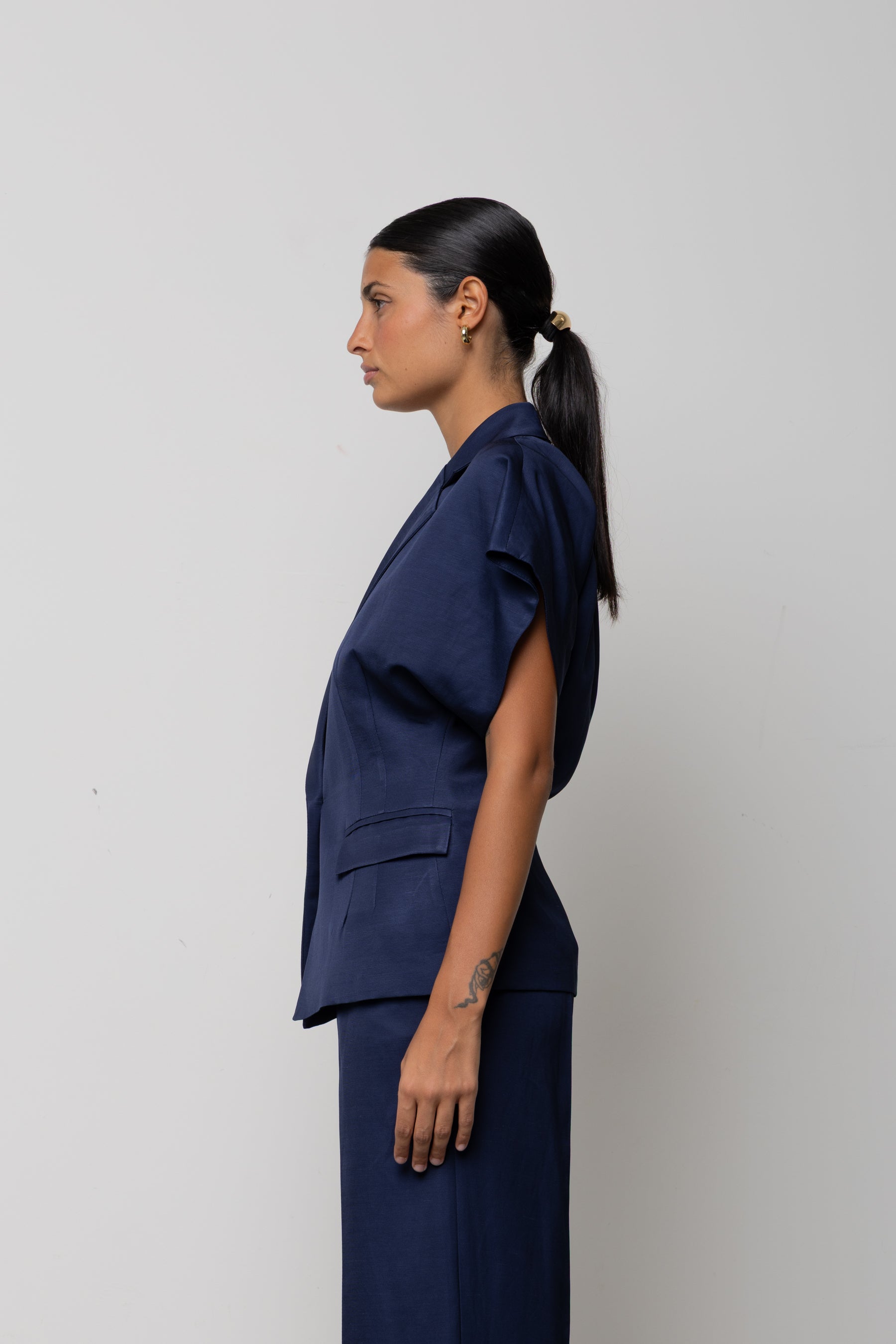 Giacca kimono scollo a V Icona