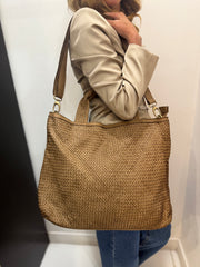 Borsa intrecciata con tracolla Emisphere