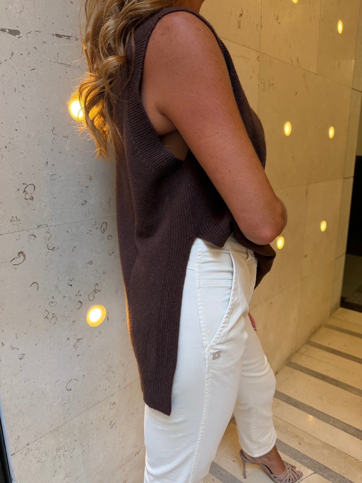 Gilet Spacchi A Lato Manila Grace